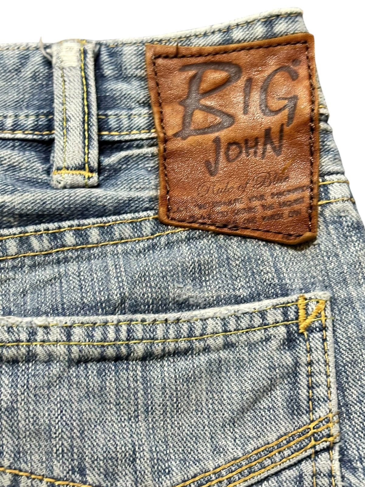 Big John Vintagw Big John Flare Faded Style Jeans Size US 33 - 7 Thumbnail