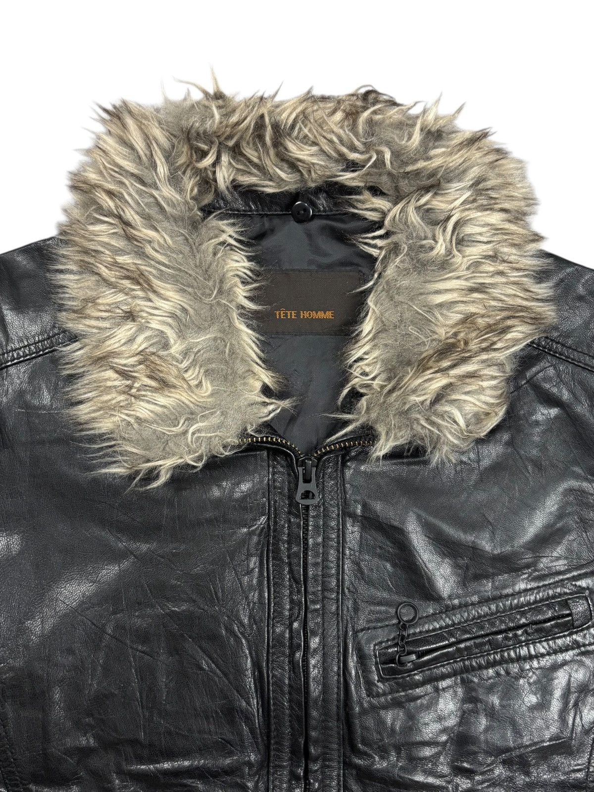 Tete Homme 2000s Tete Homme - Trim Fur Collar Vkei Style Jacket Size US M / EU 48-50 / 2 - 8 Thumbnail