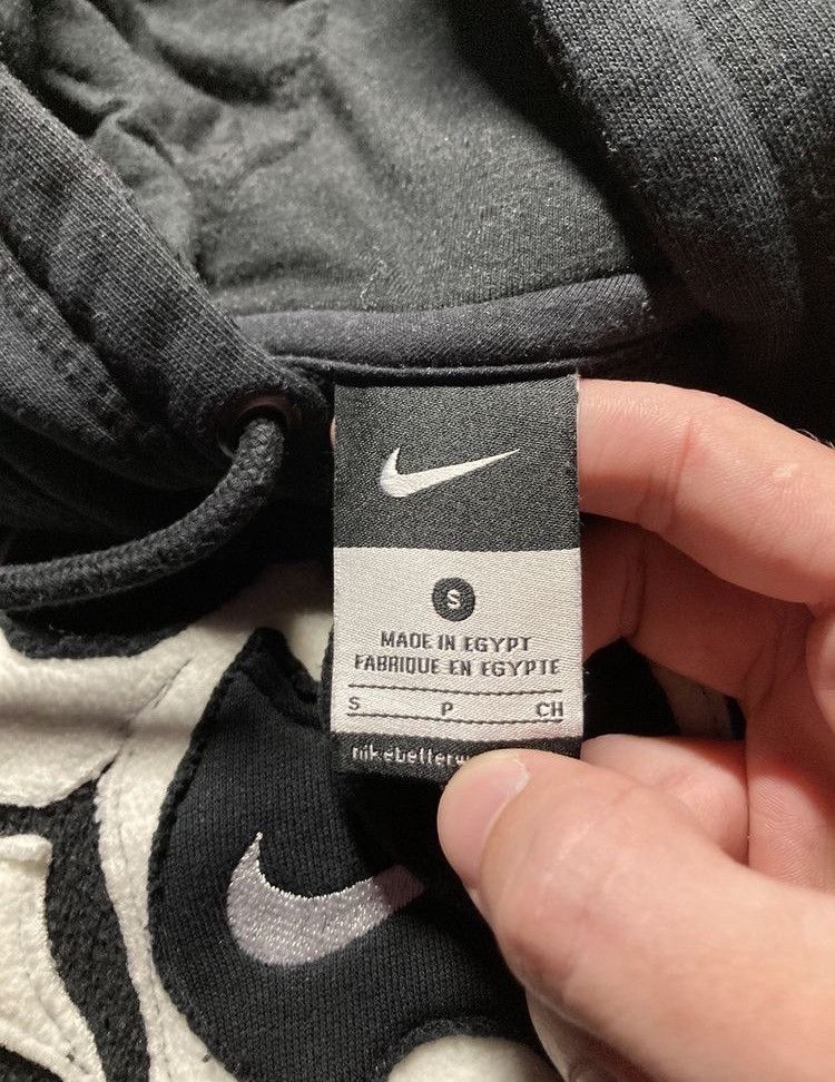 Nike × Vintage ⛩️ Nike hoodie custom vintage y2k big center logo fleece rare Size US M / EU 48-50 / 2 - 5 Thumbnail