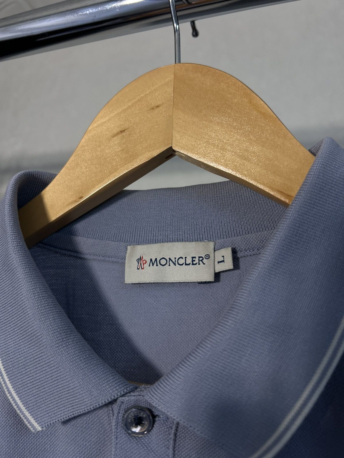 Moncler Moncler Maglia Polo Manica Corta T Shirt Size US L / EU 52-54 / 3 - 6 Thumbnail