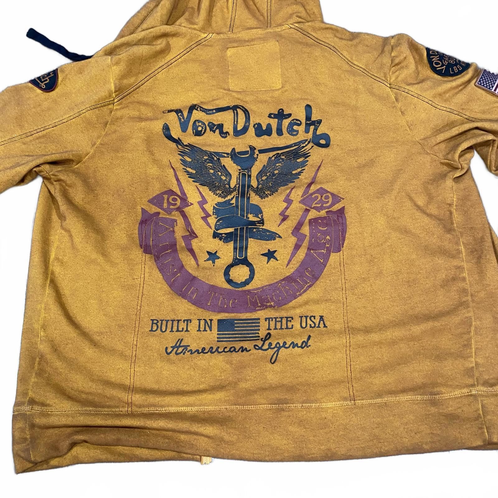 Vintage × Von Dutch Von Dutch Vintage Zip Up Hoodie Size US L / EU 52-54 / 3 - 6 Thumbnail