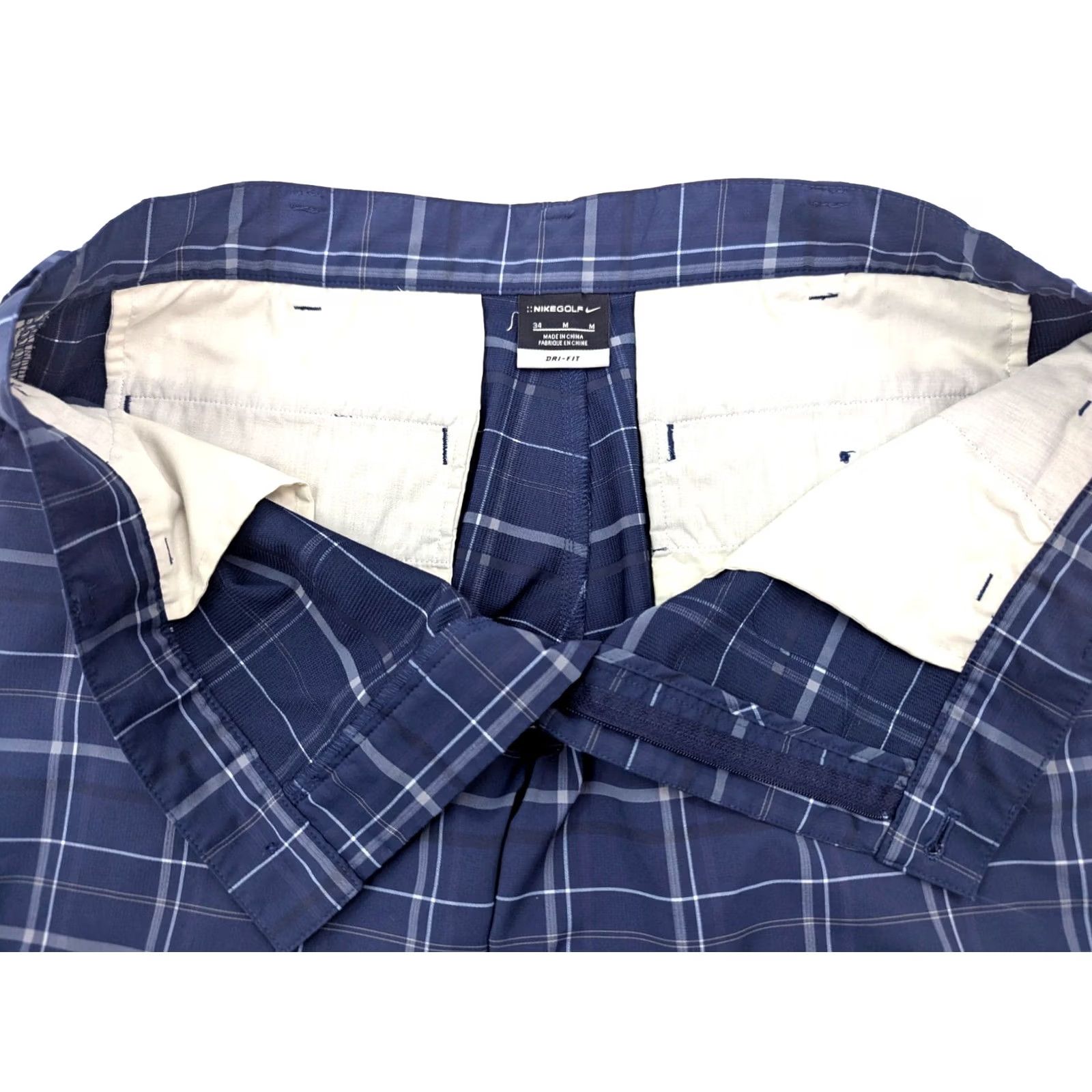 Nike Nike Golf Dri-Fit Blue Plaid Shorts Men M Bermuda Preppy 388782-419) Size US 31 - 5 Thumbnail