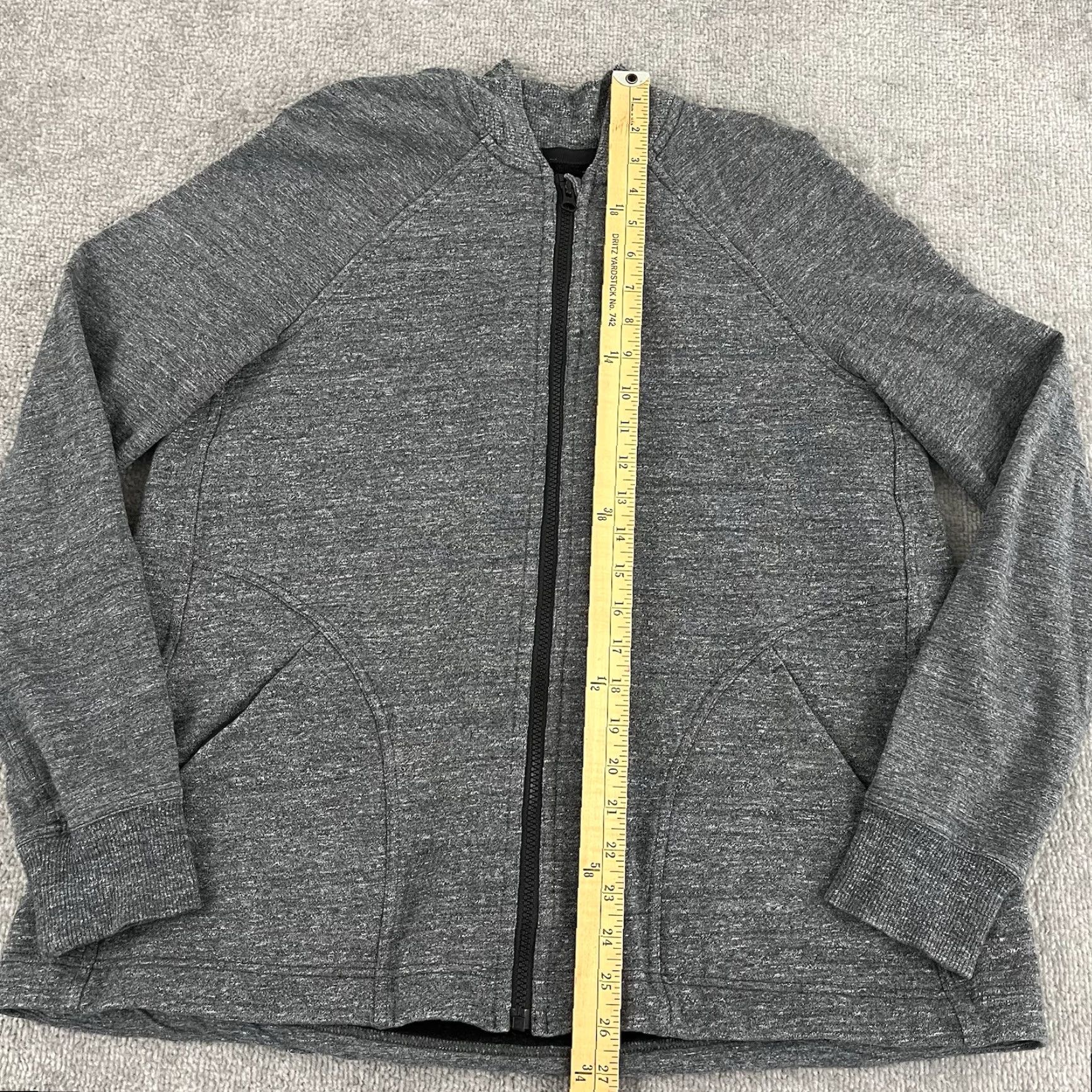 Lululemon Lululemon Pleat To The Street Bomber Jacket Womens Sz 6 Gray Active French Terry Size M / US 6-8 / IT 42-44 - 5 Thumbnail