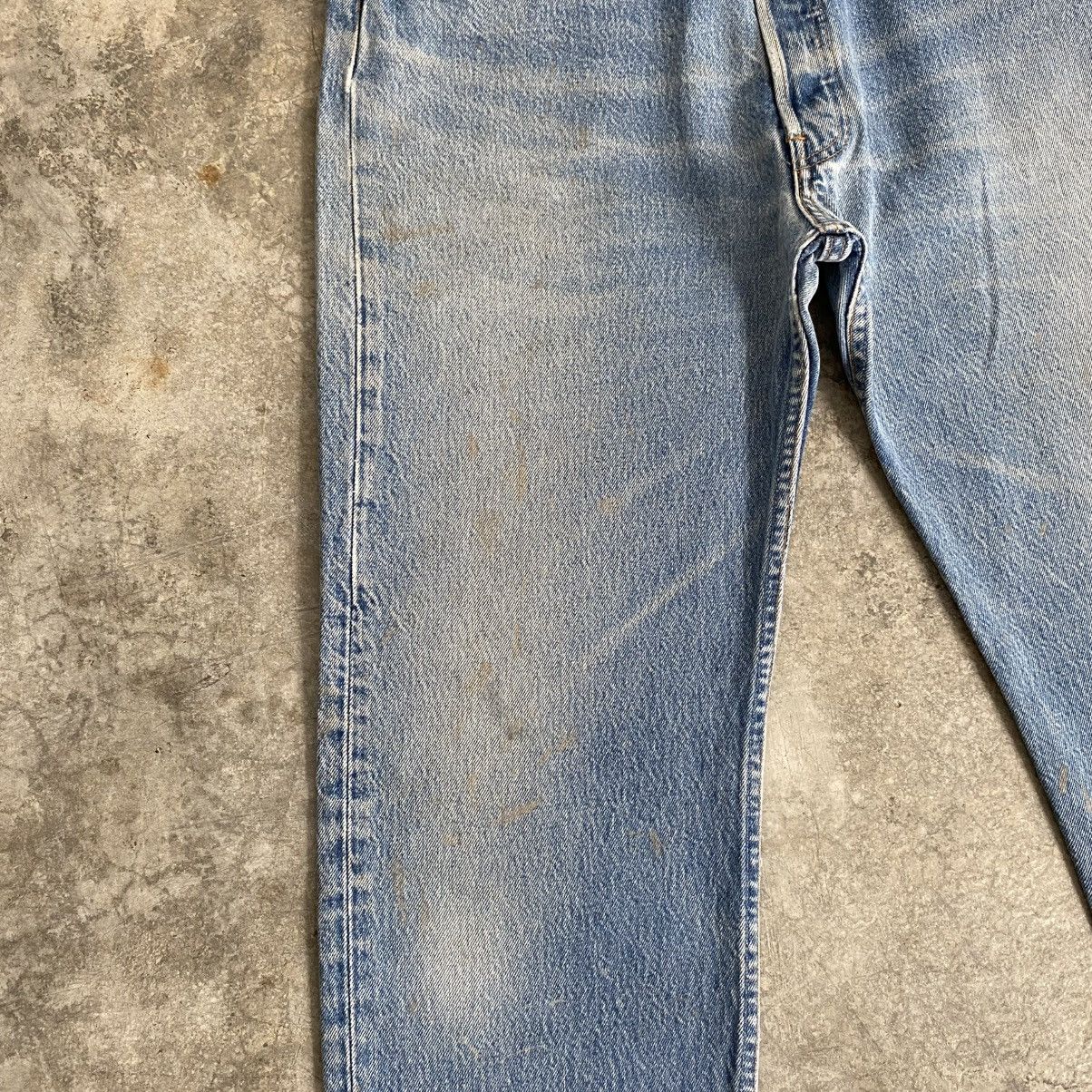 Levi's Vintage 1996 Levis 501 Faded Stonewashed Blue Denim Jeans Size US 35 - 8 Thumbnail