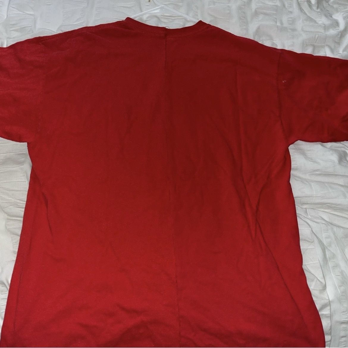 Disney × Vintage VINTAGE Reconstructed Red Disney Tee Size US XL / EU 56 / 4 - 2 Thumbnail
