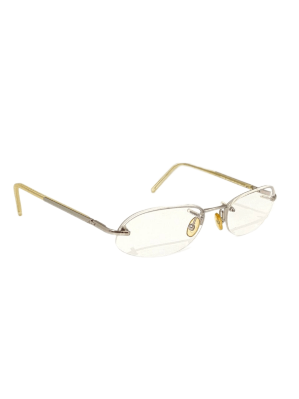 Prada Prada Logo Rimless Retro Oval Vintage Eyeglasses Size ONE SIZE - 1 Thumbnail