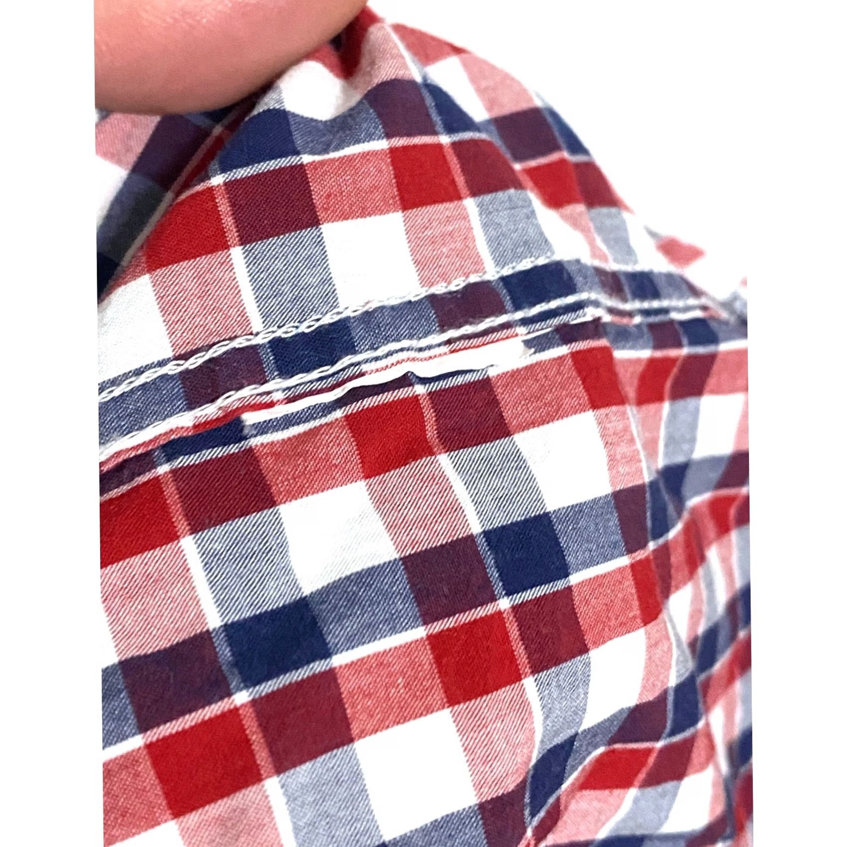 Old Navy Old Navy Button-Up Shirt Mens M Red White Blue Check All Seasons Casual Workwear Size US M / EU 48-50 / 2 - 8 Thumbnail