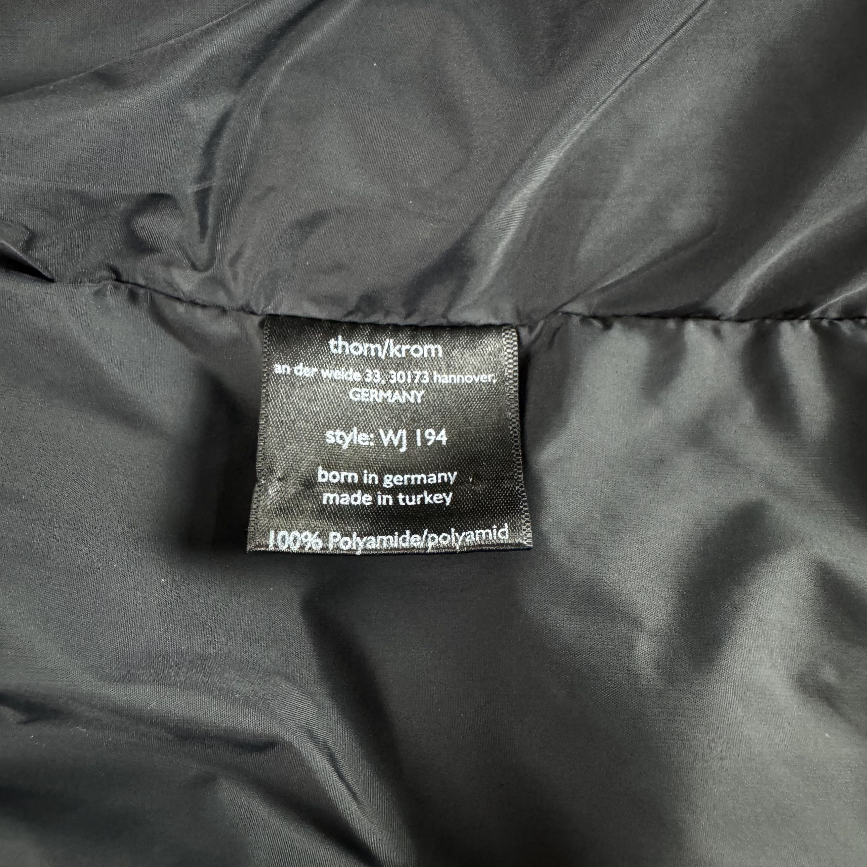 Thom Krom THOM KROM Asymmetrical Zip Quilted Puffer Jacket Size US L / EU 52-54 / 3 - 10 Thumbnail