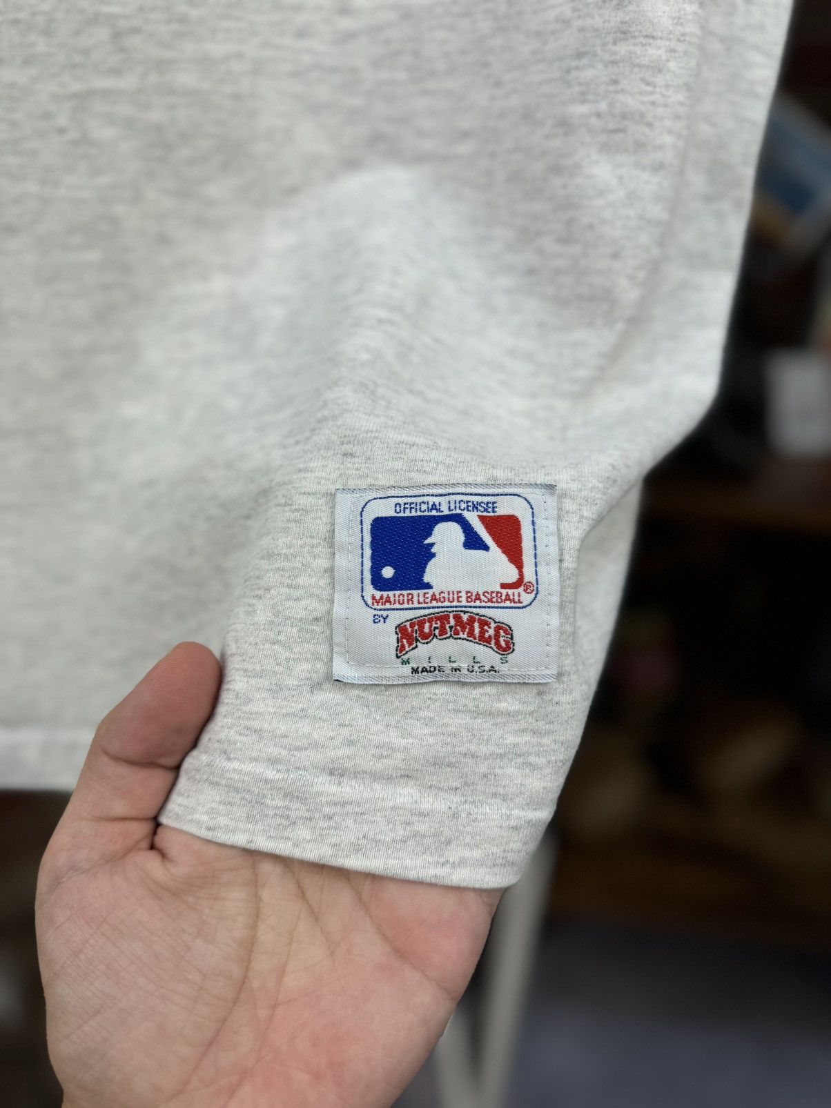 Nutmeg × Vintage NEW YORK METS Nutmeg Mills MLB Made in USA Vintage T-Shirt Size US M / EU 48-50 / 2 - 3 Thumbnail