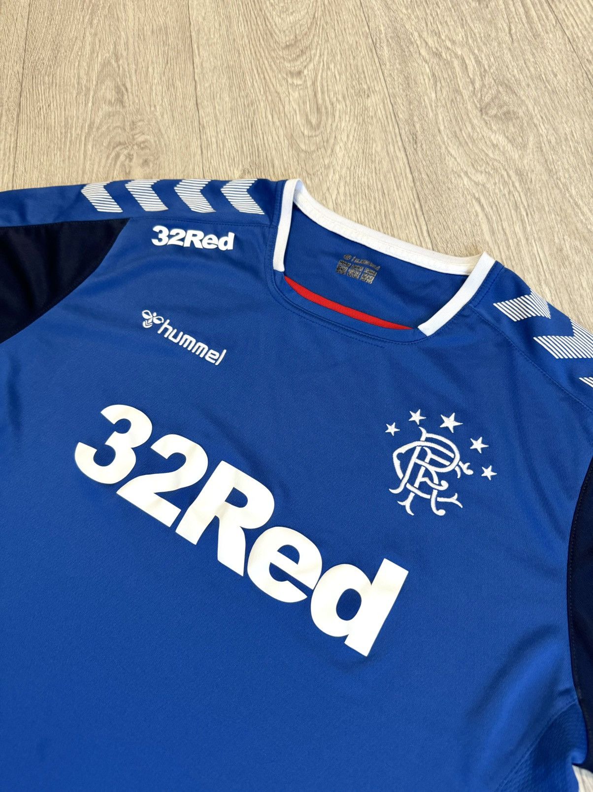 Hummel 🔷Hummel Glasgow Rangers 2019/20 Soccer jersey🔷 Size US XL / EU 56 / 4 - 2 Thumbnail