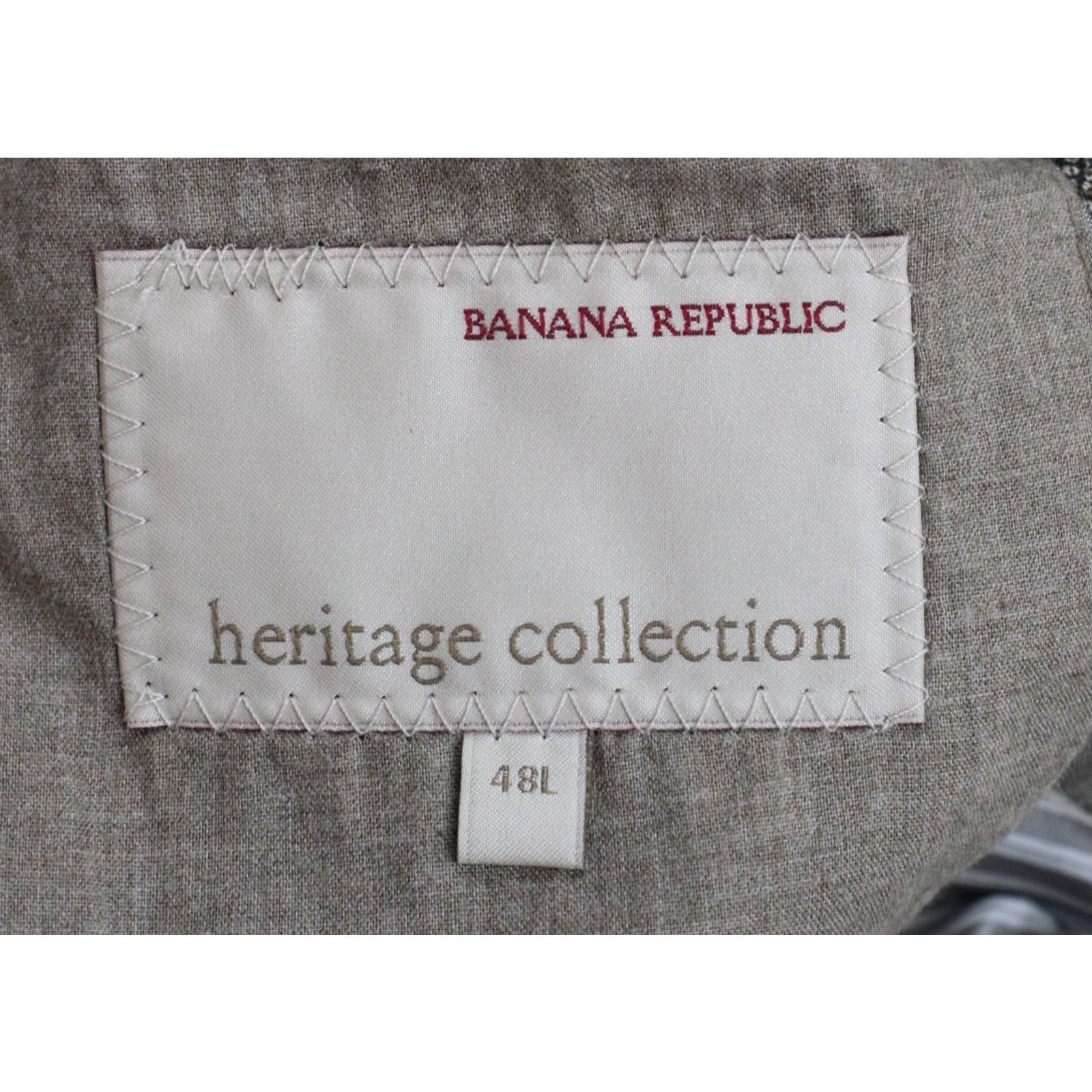 Banana Republic Banana Republic Blazer Mens 48L Brown Cotton Heritage Collec Size 48L - 6 Thumbnail