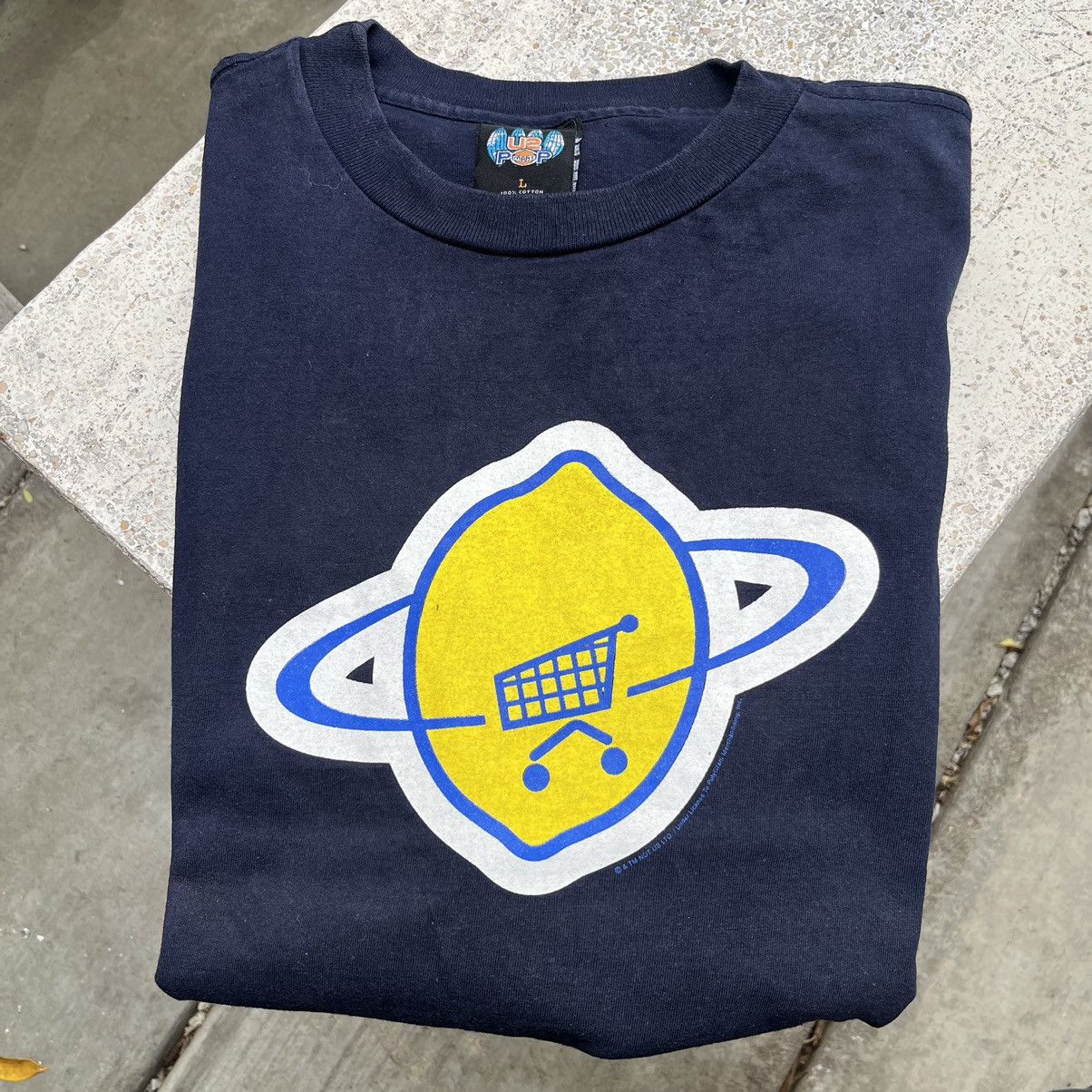 Band Tees × Vintage 🔥Rare Vintage U2 Popmart 90s tee like Liam Gallagher Size US L / EU 52-54 / 3 - 2 Thumbnail
