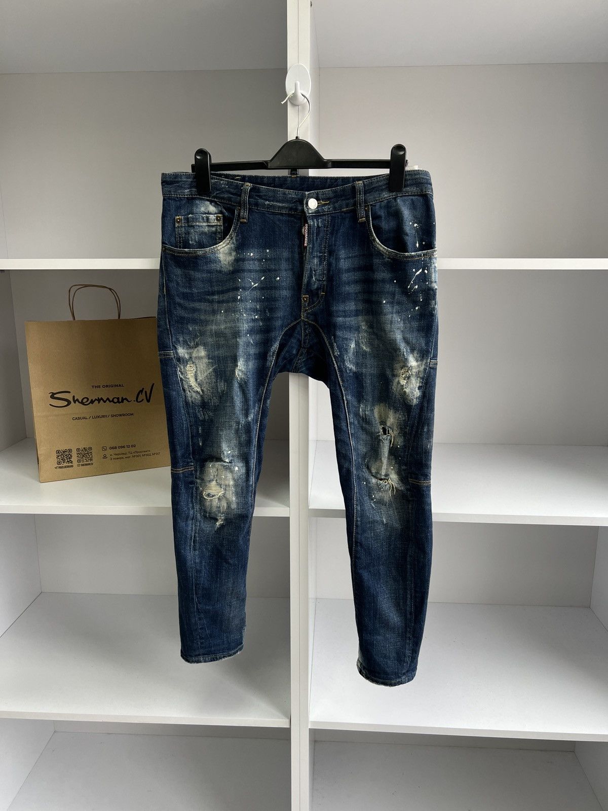 Dsquared2 × Vintage Vintage Dsquared2 Luxury Denim Jeans Size US 34 / EU 50 - 1 Thumbnail