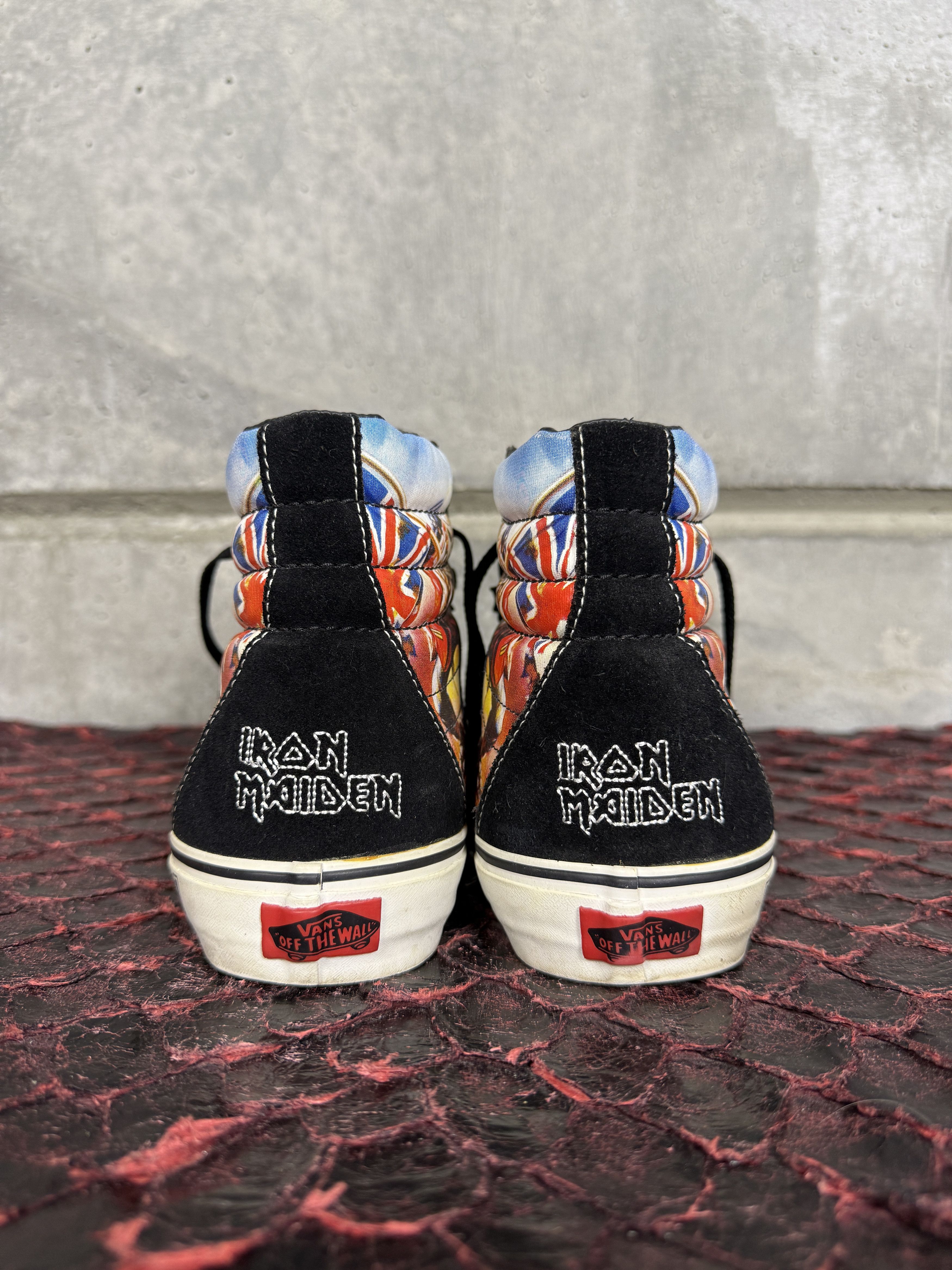 Iron Maiden Iron Maiden x Vans SAMPLE SK8-HI LX 'The Trooper' Size US 9.5 / EU 42-43 - 6 Thumbnail