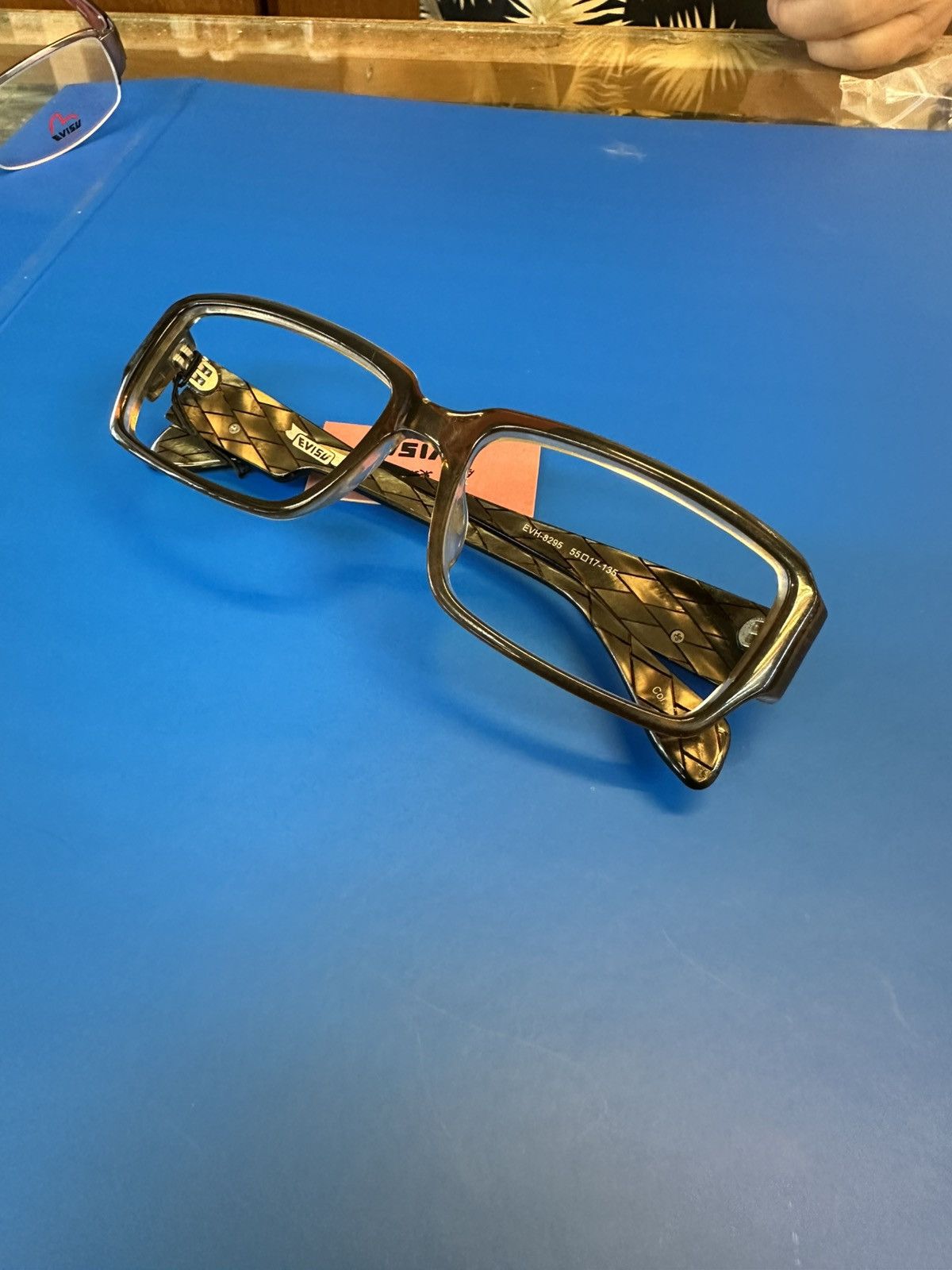 Japanese Brand Y2K Dragon Evisu Japan EVH-8295 55 🛑 17-135✔️Frames ONLY✔️ Size ONE SIZE - 5 Thumbnail