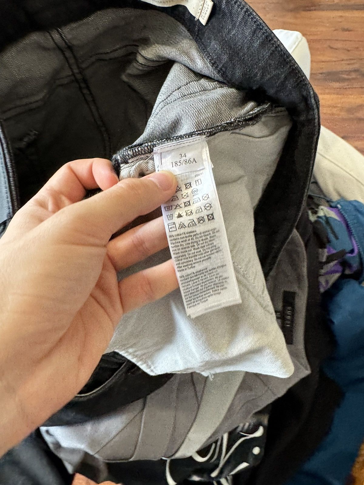 Allsaints Rare Allsaints Cigarette Washed Black Denim Pants 34 Hype g Size US 34 / EU 50 - 5 Thumbnail