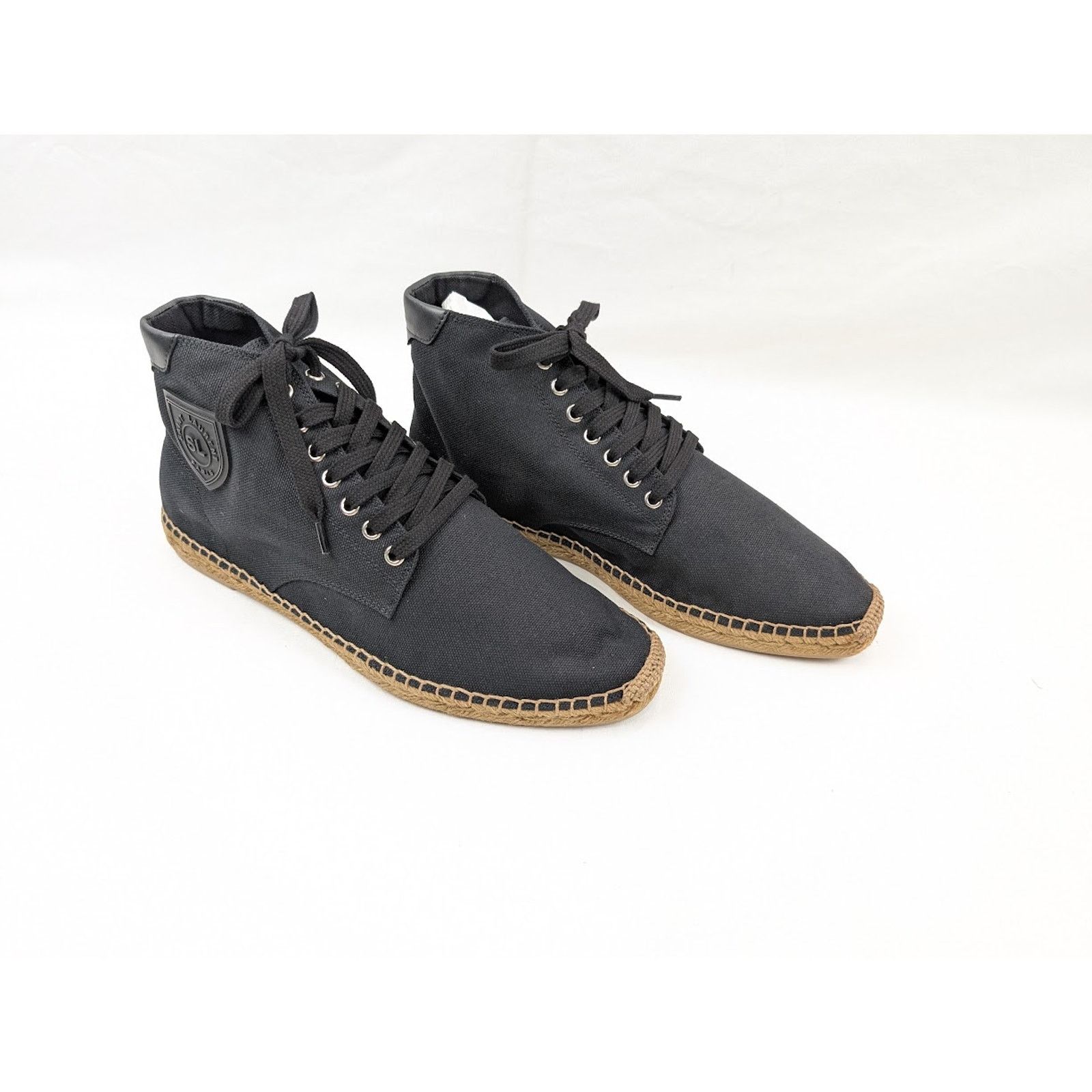 Saint Laurent Paris o1rshd1 Damon High-Top Sneakers in Nero Size US 12 / EU 45 - 13 Thumbnail