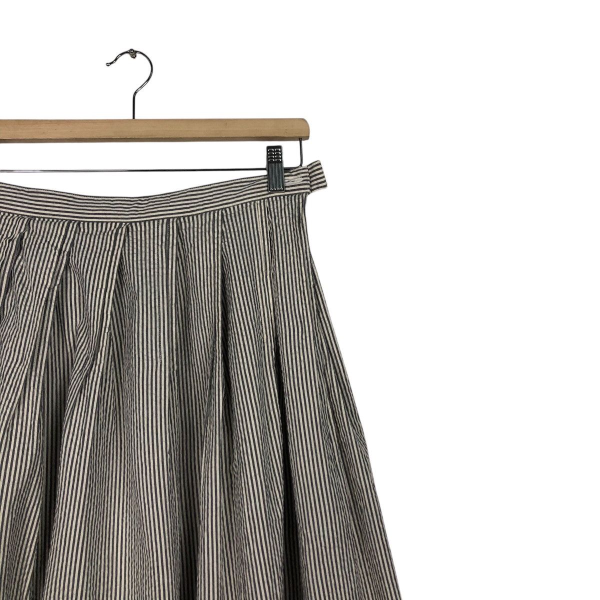 Issey Miyake 📌Vintage Hickory Chore Worker Skirt Mademoiselle Non Non Size 28" / US 6 / IT 42 - 7 Thumbnail