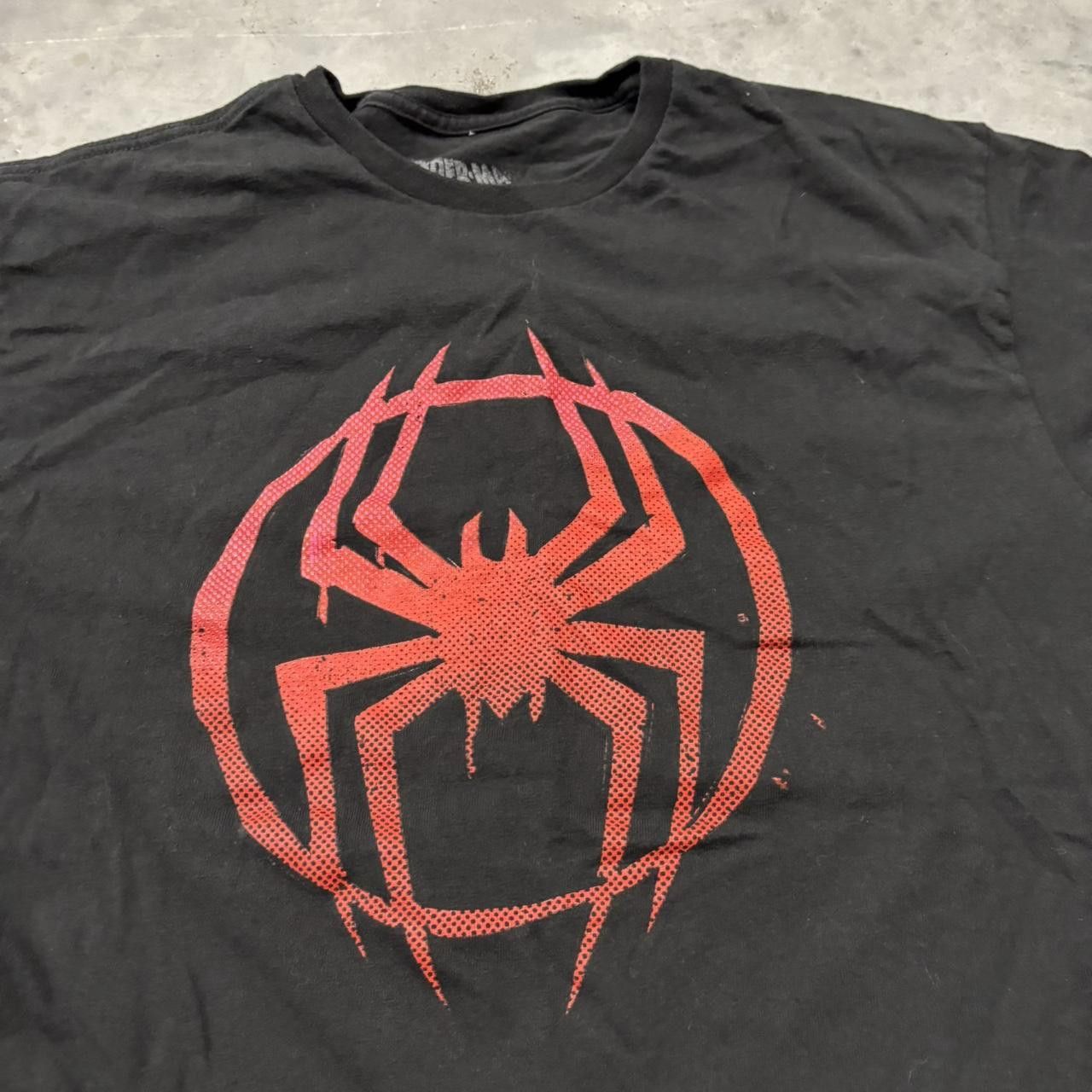 Marvel Comics × Vintage Crazy Vintage Y2K/2000s Marvel Spiderman Black Graphic Tee! Size US L / EU 52-54 / 3 - 2 Thumbnail