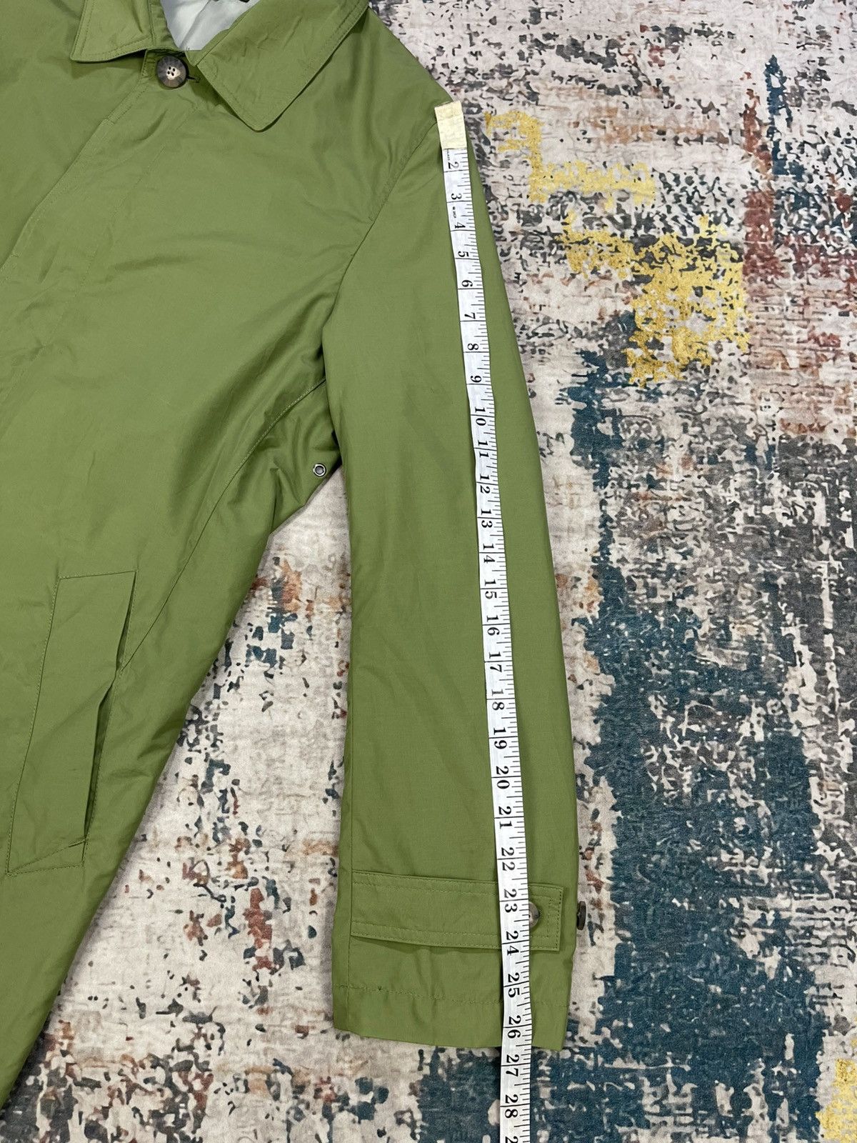 Eddie Bauer Eddie Bauer Lime Green Nylon Trench Coat Size US M / EU 48-50 / 2 - 12 Thumbnail