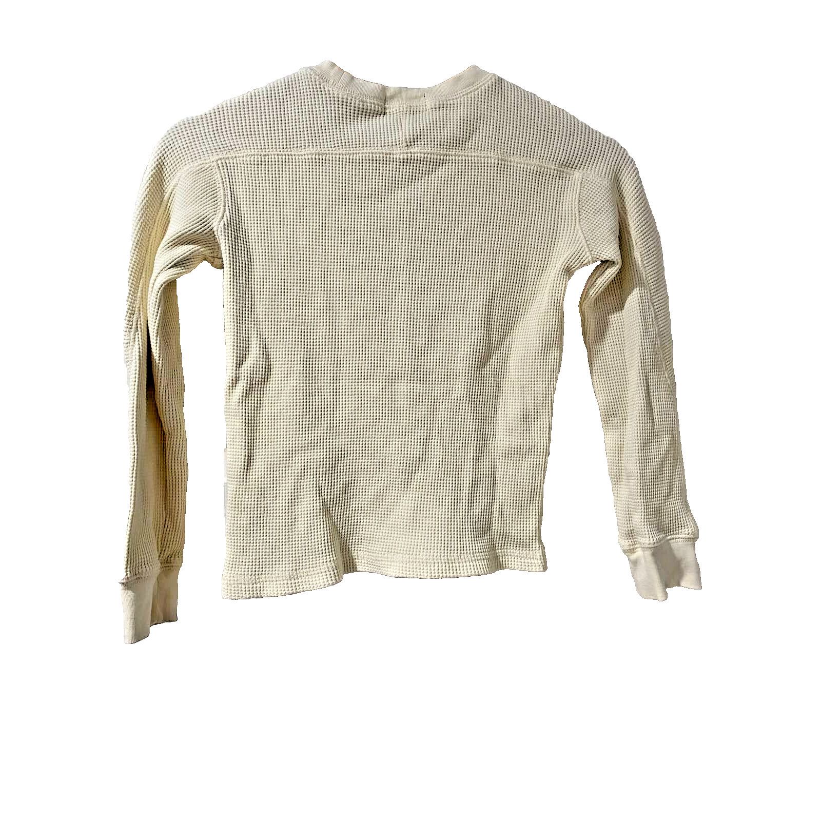 Polo Ralph Lauren Polo Ralph Lauren waffle Thermal Cream Size 6 Cotton A000335 Size US XS / EU 42 / 0 - 2 Thumbnail
