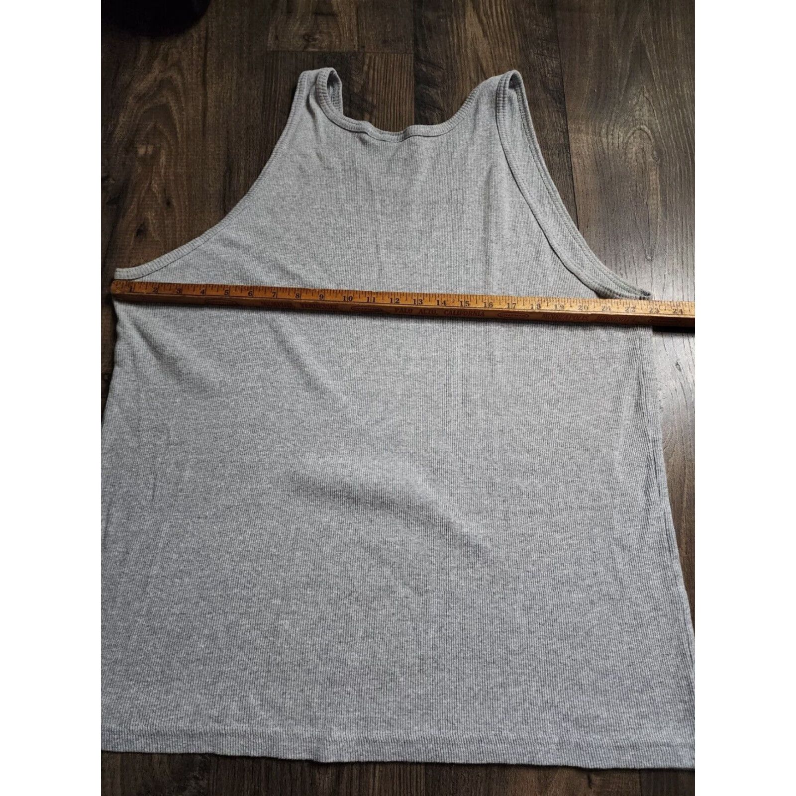 Vintage VINTAGE Tribal Gear USA Mens XL Gray Ribbed Tank Top Streetwear Size US XL / EU 56 / 4 - 3 Thumbnail
