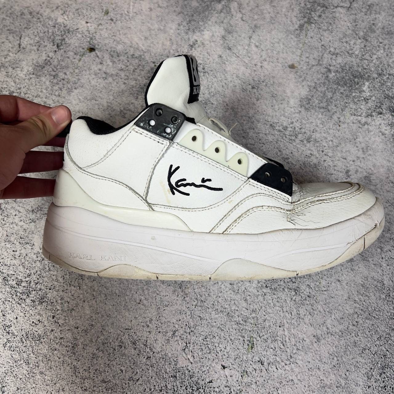 Karl Kani Karl Kani Shoes Men’s Size 41 (US 8) White Streetwear Y2K Size US 8 / EU 41 - 2 Thumbnail