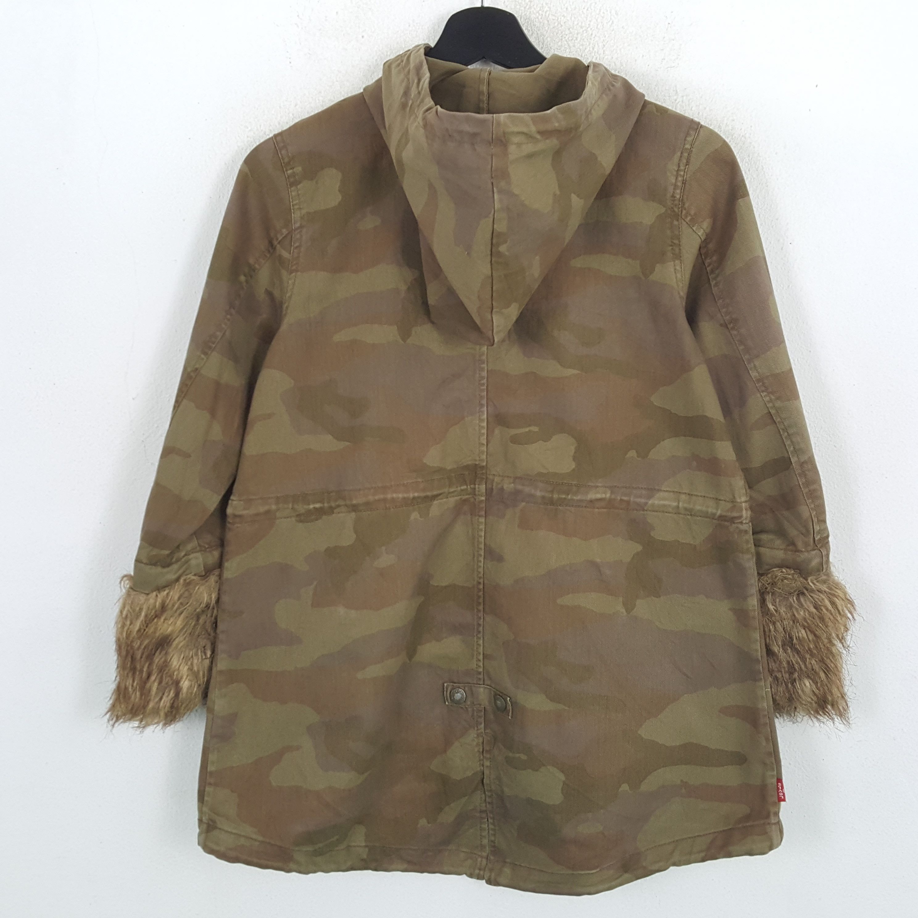 Levi's × Vintage LEVIS Streetwear Winter Style Camo Design Parkas Jacket Size XS / US 0-2 / IT 36-38 - 3 Thumbnail