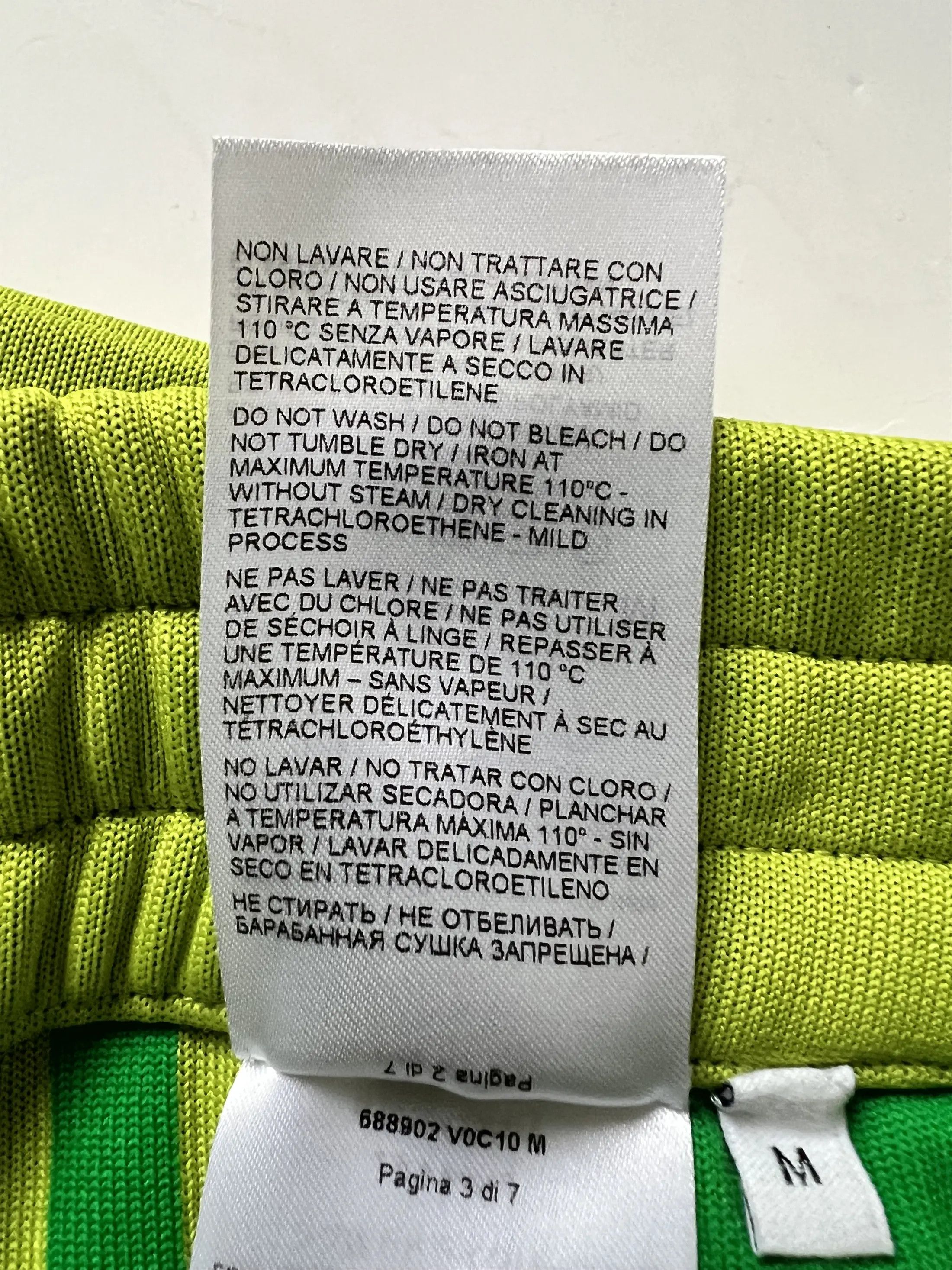 Bottega Veneta Set Sweatshirt+Bermuda Lime Green Size US M / EU 48-50 / 2 - 11 Thumbnail