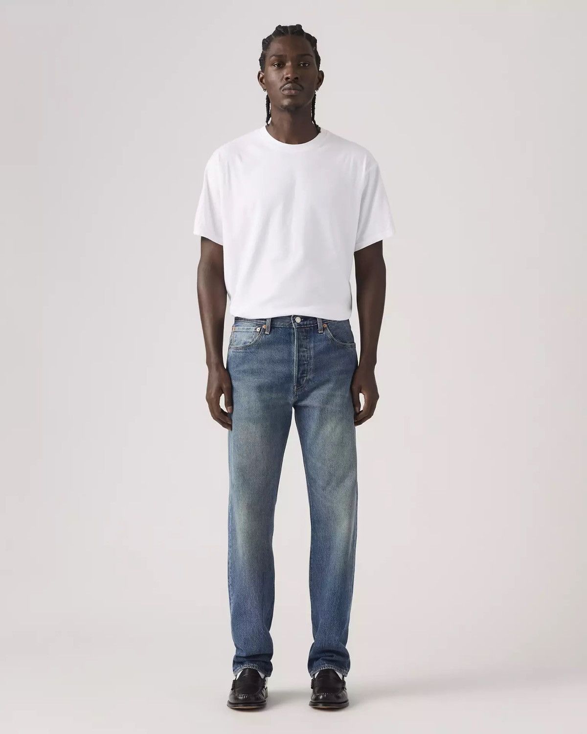 Levi's Levis Big E Vintage Wash 501 Denim Jeans Size US 32 / EU 48 - 4 Thumbnail