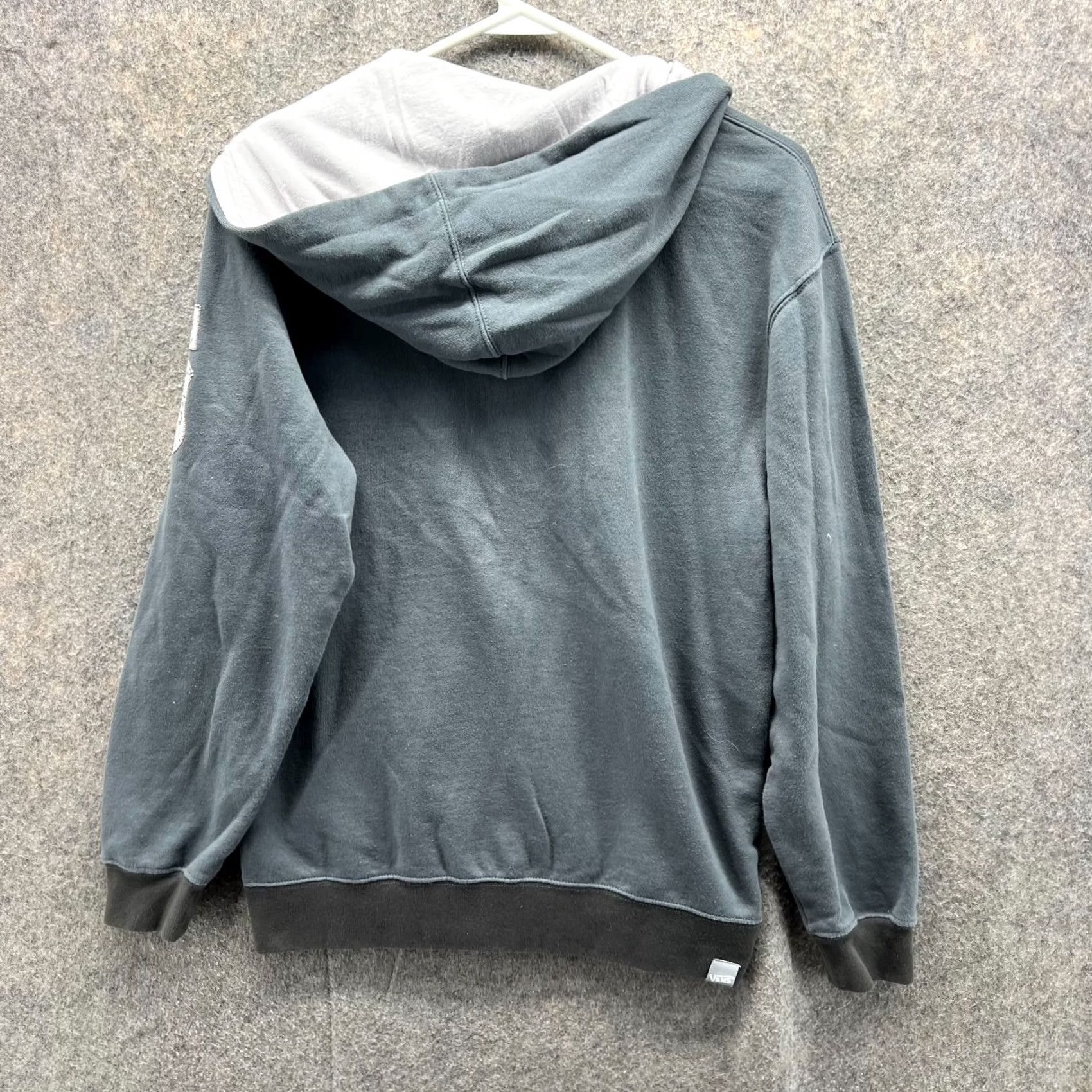 Vans Vans Womens Extra Large Wings Gray Full Zip Hoodie Fleece Cotton Size XL / US 12-14 / IT 48-50 - 2 Thumbnail