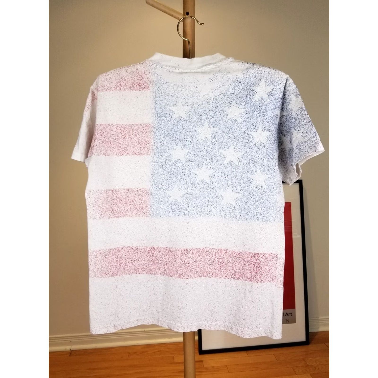 Hanes VINTAGE 96' ATLANTA OLYMPIC USA FLAG SINGLE STITCH HANES COTTON T-SHIRT SZ M Mens Size US M / EU 48-50 / 2 - 6 Thumbnail