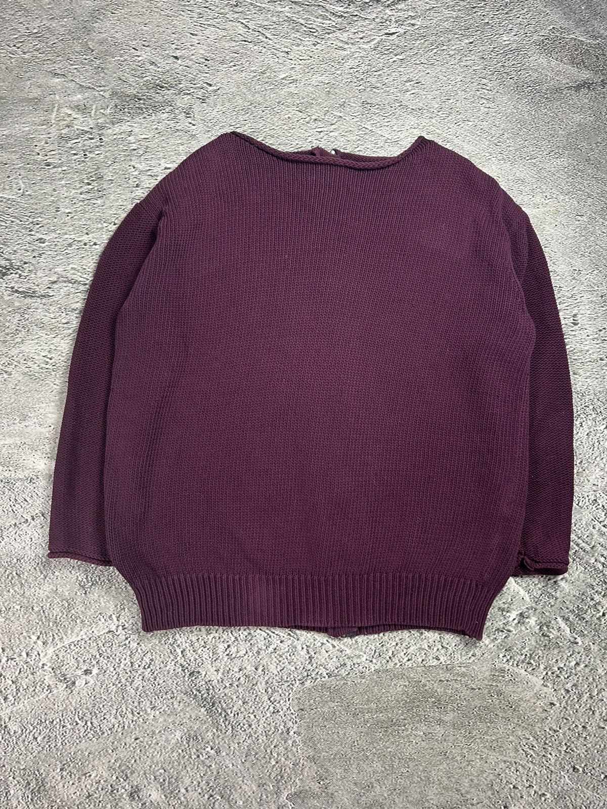 Acne Studios Acne Studios sweater shore ctn aw11 purple zip knit Size US M / EU 48-50 / 2 - 1 Thumbnail