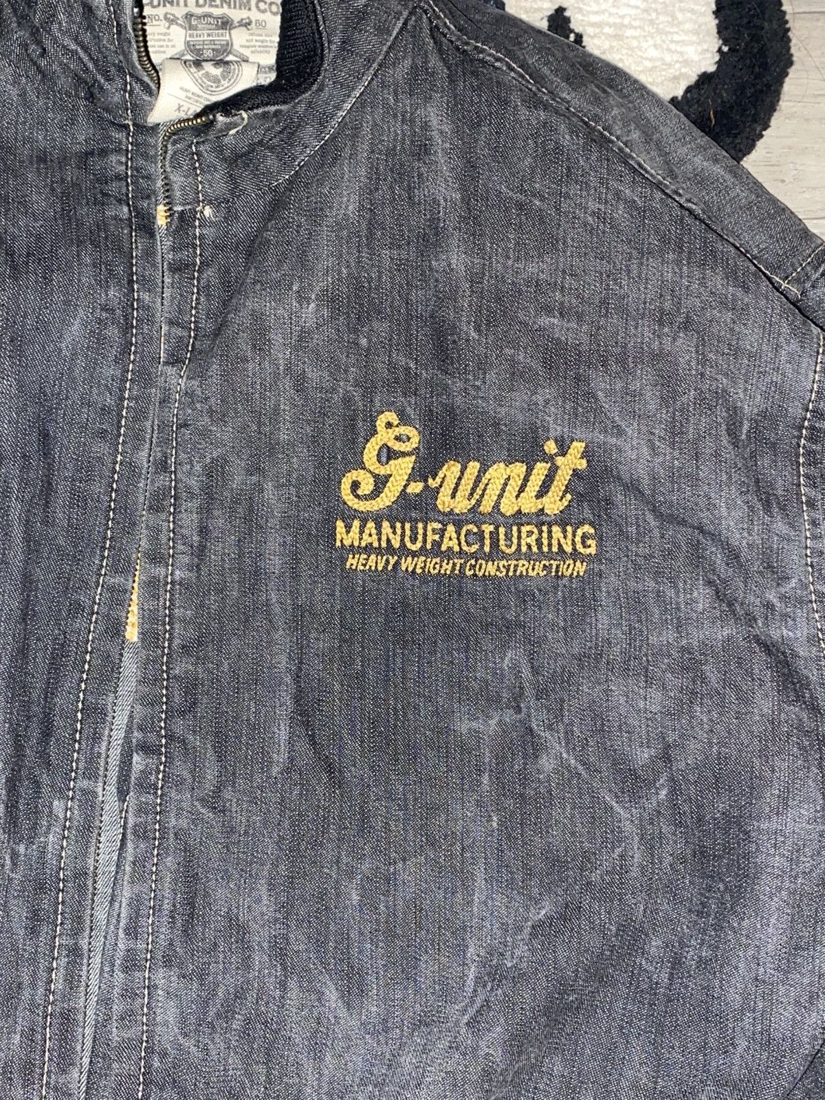G-Unit RARE VNTGE G-UNIT heavy weight denim jacket Size US XL / EU 56 / 4 - 3 Thumbnail