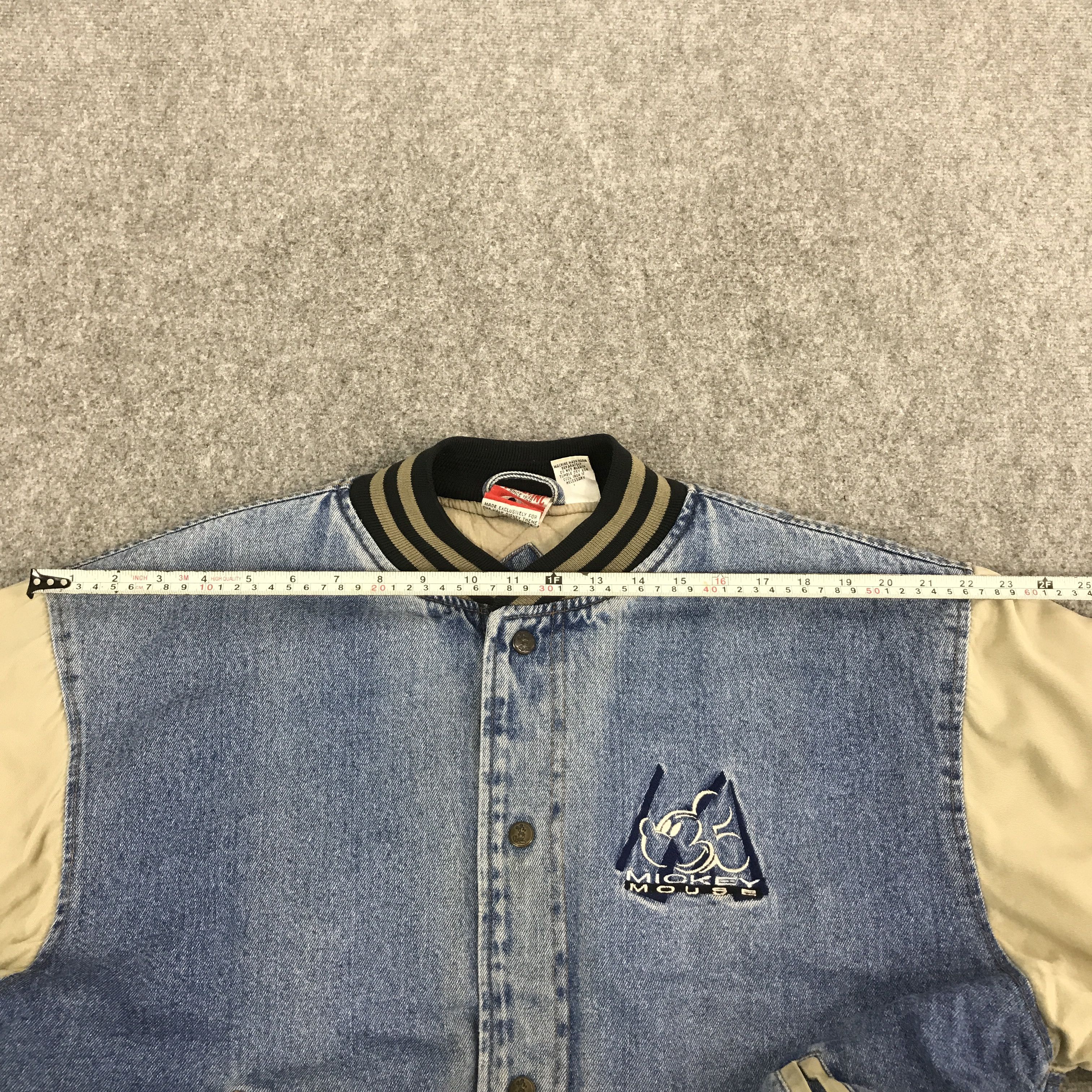 Japanese Brand × Mickey Mouse Mickey Mouse Varsity cotton jacket snap button Size US L / EU 52-54 / 3 - 8 Thumbnail