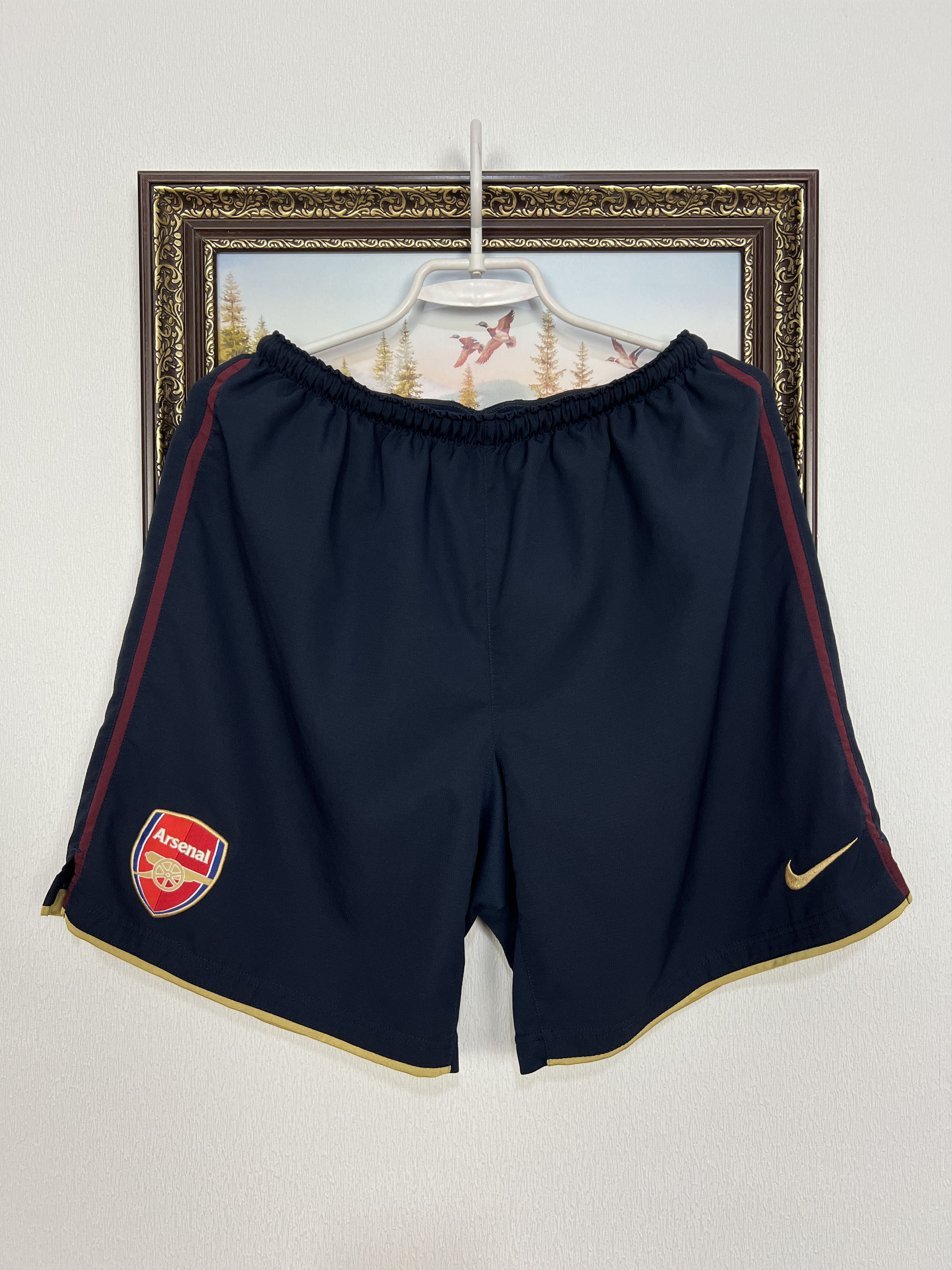Nike Vintage Arsenal Football Shorts Soccer Gunners Athletic Rare Size US 32 / EU 48 - 1 Thumbnail