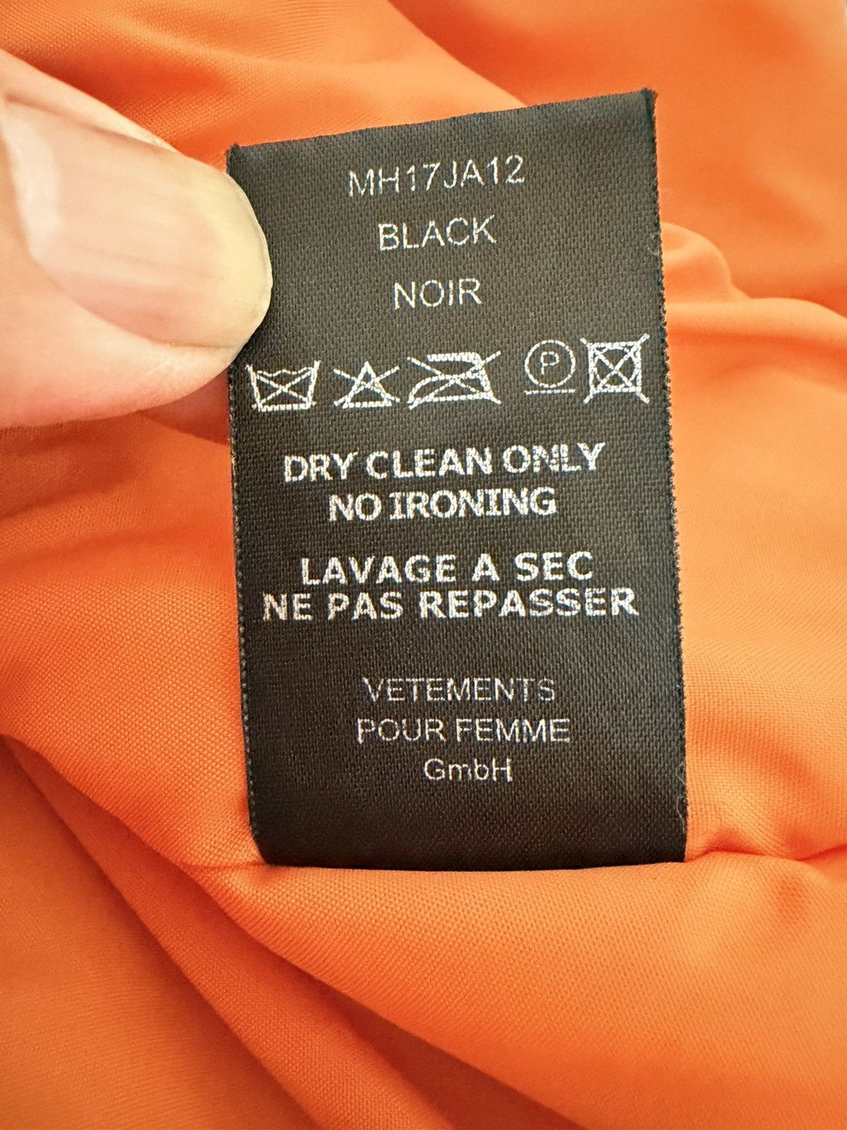 Vetements Vetements TFD bomber jacket 100% authentic Size US XL / EU 56 / 4 - 14 Thumbnail
