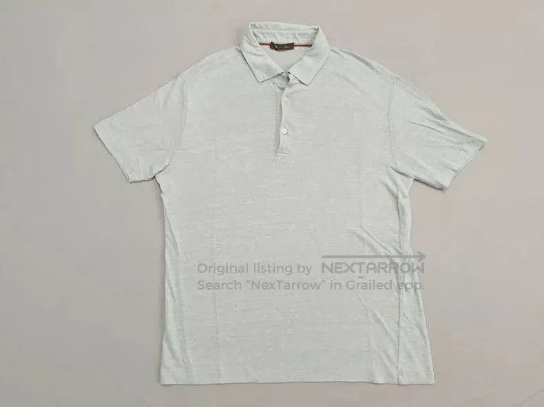 Loro Piana Loro Piana Men's Short Sleeve Polo Shirt. Size US L / EU 52-54 / 3 - 1 Thumbnail