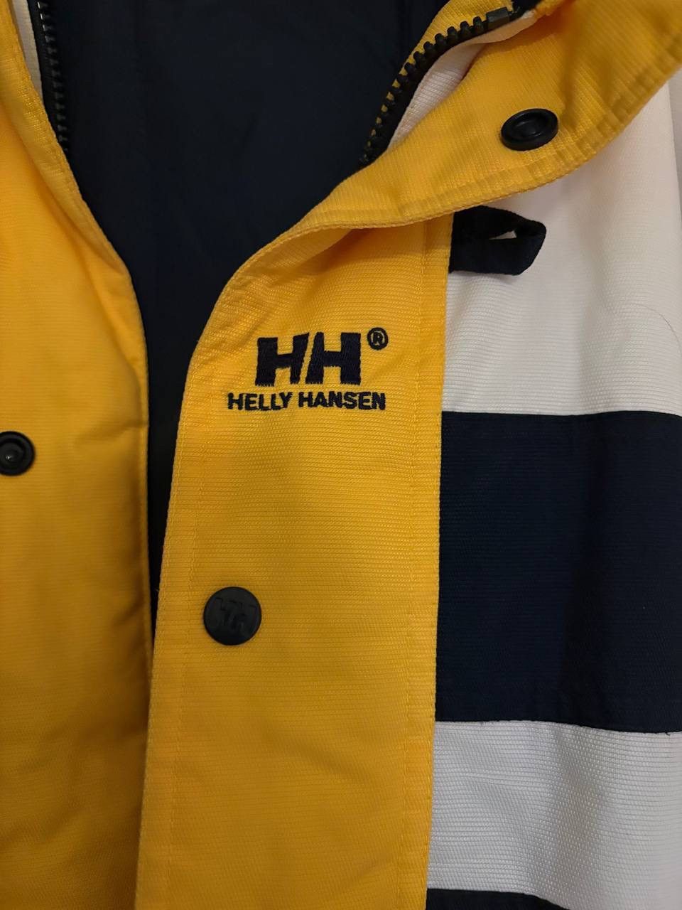Helly Hansen Helly Hansen HH Vintage Sailing Jacket Yellow Navy Waterproo Size US L / EU 52-54 / 3 - 2 Thumbnail