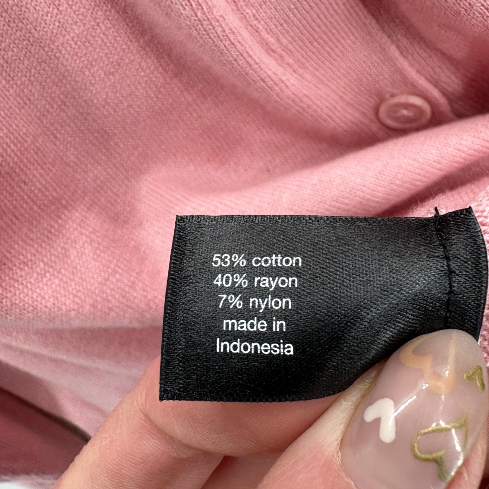 Vintage Lane Bryant Cardigan Womens 18/20 Pink Crew Neck Button Front Preppy NWT Sweater Size XXL / US 16-18 / IT 52-54 - 6 Thumbnail
