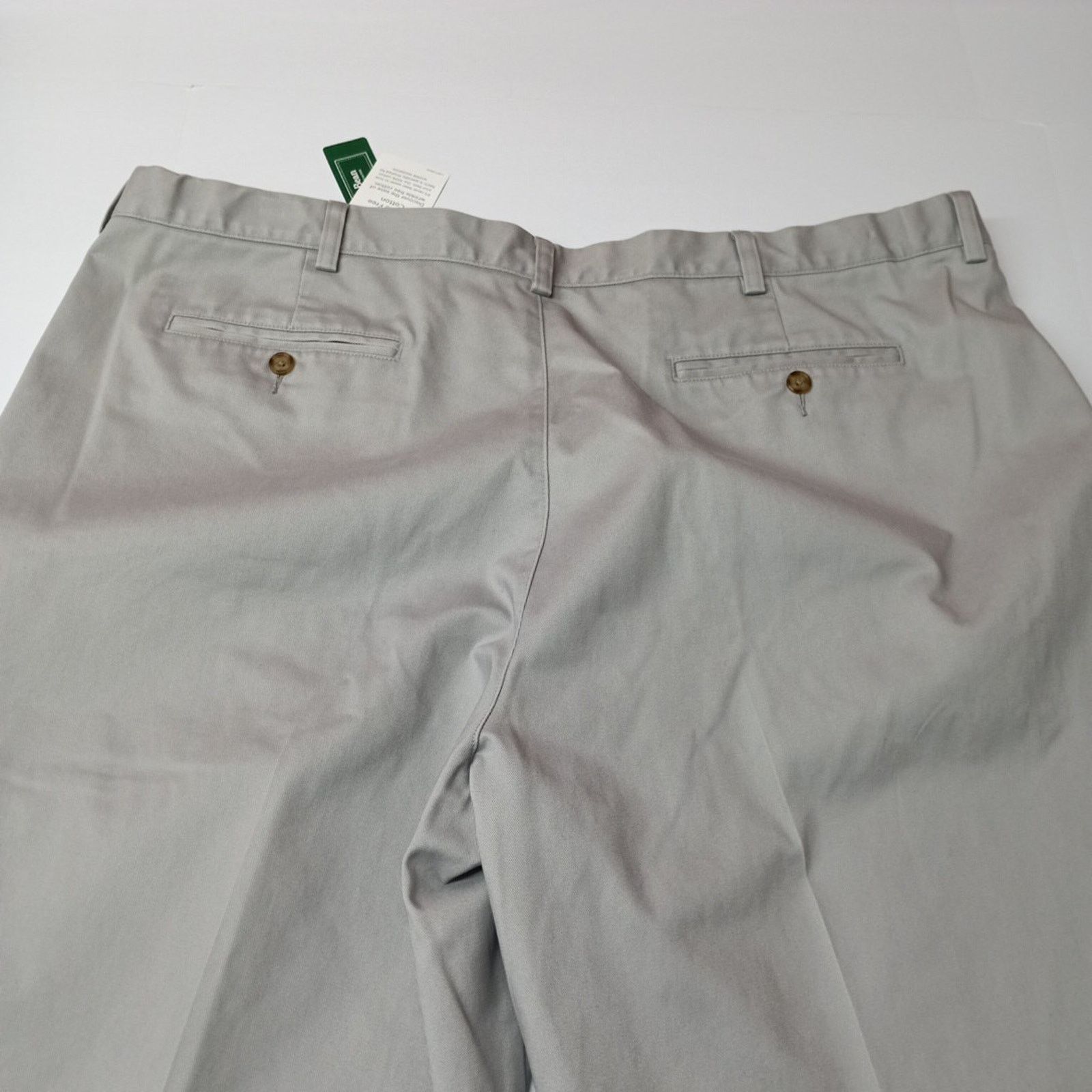 L.L. Bean L.L. Bean Double L Natural Chino Pants Men's Size 46x30 Gray Size US 44 / EU 60 - 6 Thumbnail