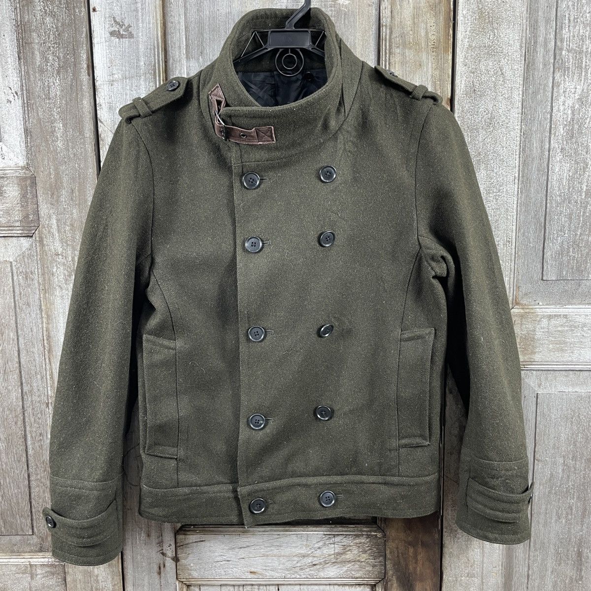 Beams Plus × Vintage Vintage Beams Wool Coat Jacket Size S / US 4 / IT 40 - 1 Thumbnail