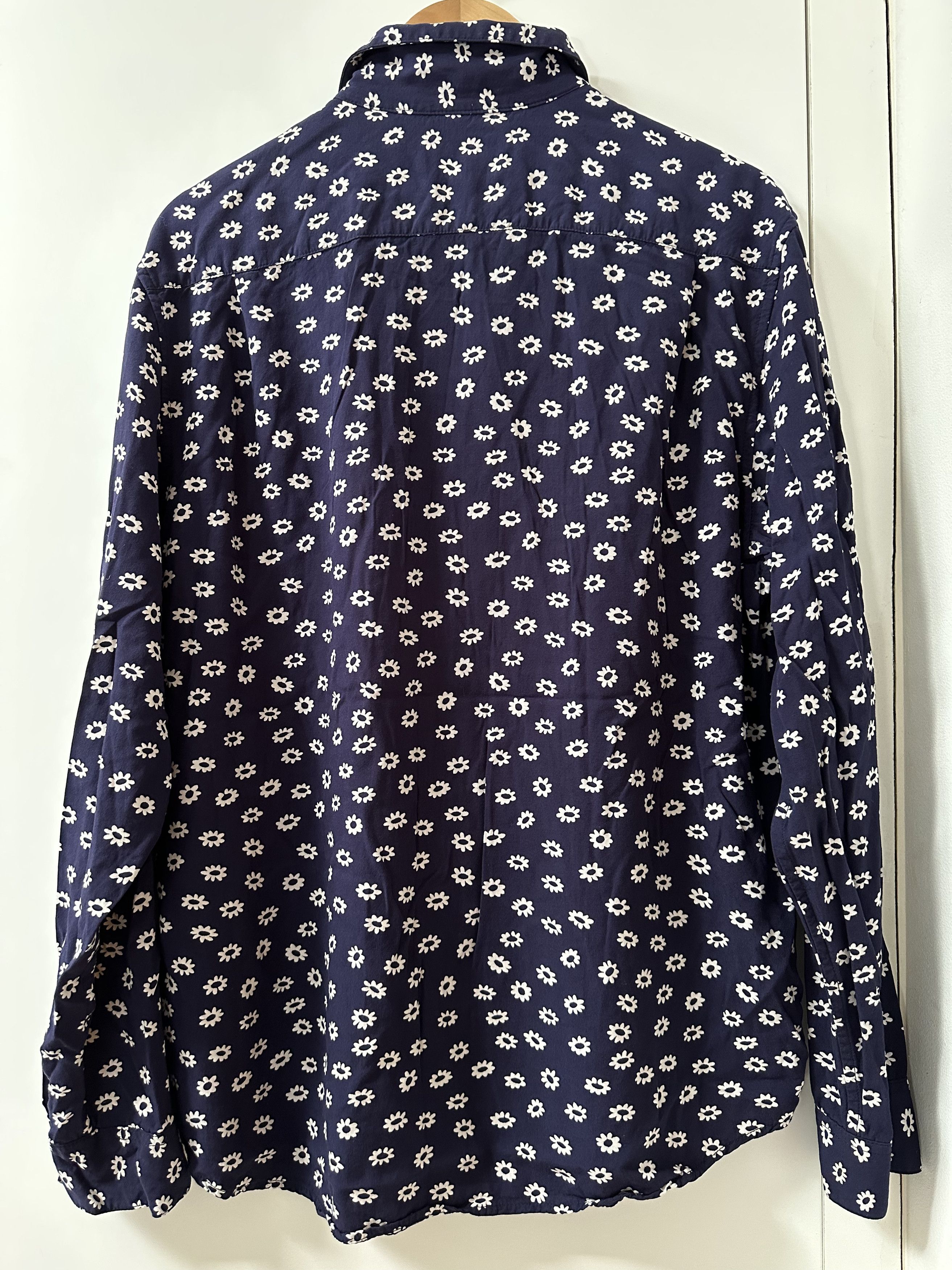 Supreme Flower Design Long Sleeve Shirt