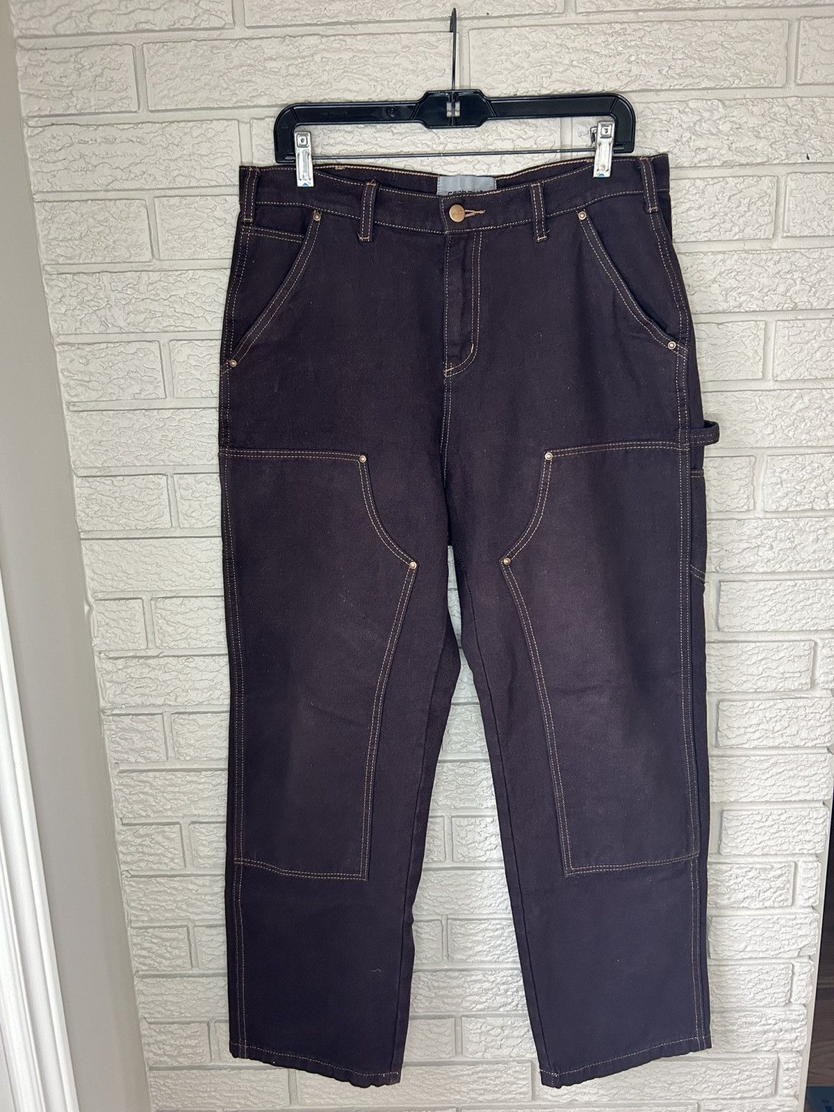 Carhartt × Carhartt Wip × Vintage Vintage Carhartt Double Knees Work In Progress Size US 33 - 1 Thumbnail