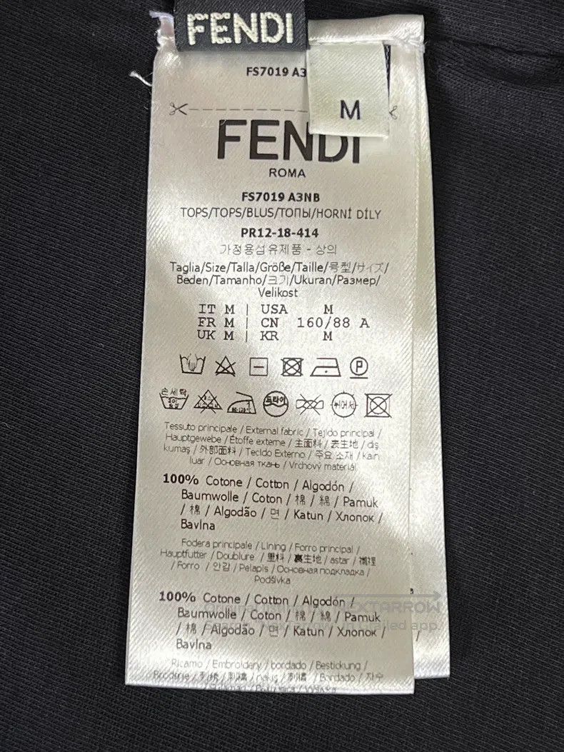 Fendi Fendi Double F old flower patterned hoodie Size M / US 6-8 / IT 42-44 - 8 Thumbnail