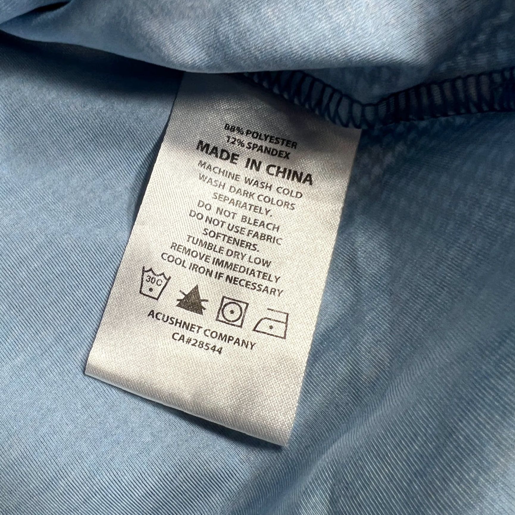 Footjoy FootJoy Polo Men’s XLarge Blue Houndstooth Performance Golf Polo Shirt XL Logo Size US XL / EU 56 / 4 - 5 Thumbnail