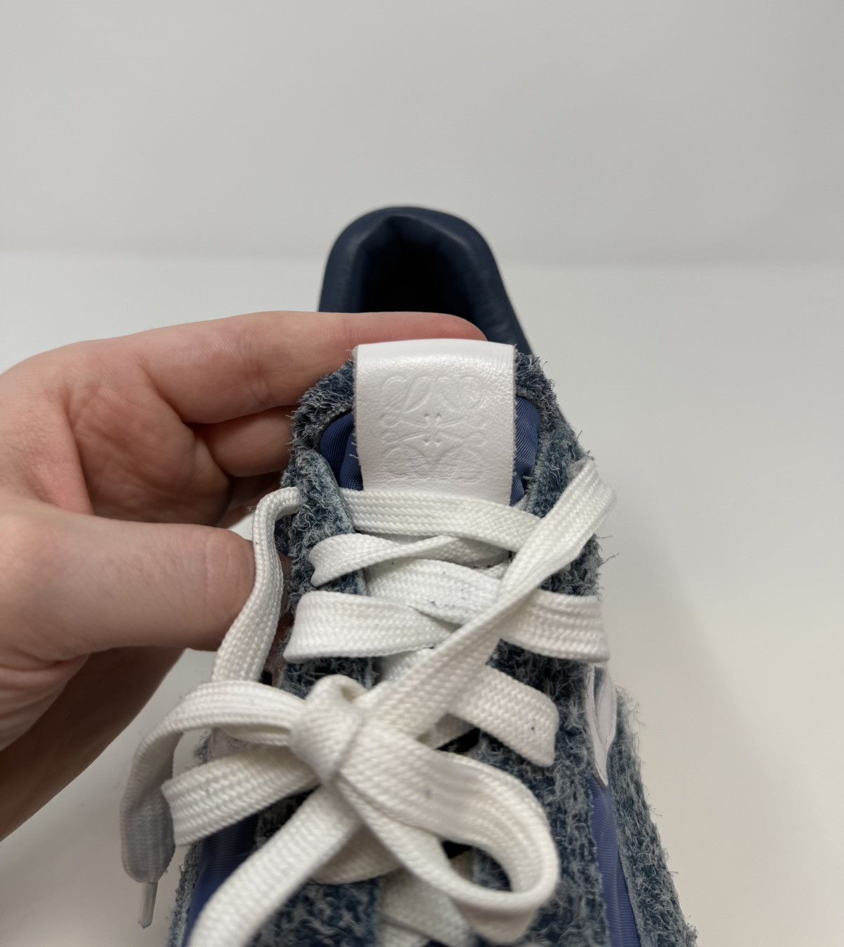 Loewe Loewe Flow Runner Raw Denim Sneaker Size US 12 / EU 45 - 8 Thumbnail