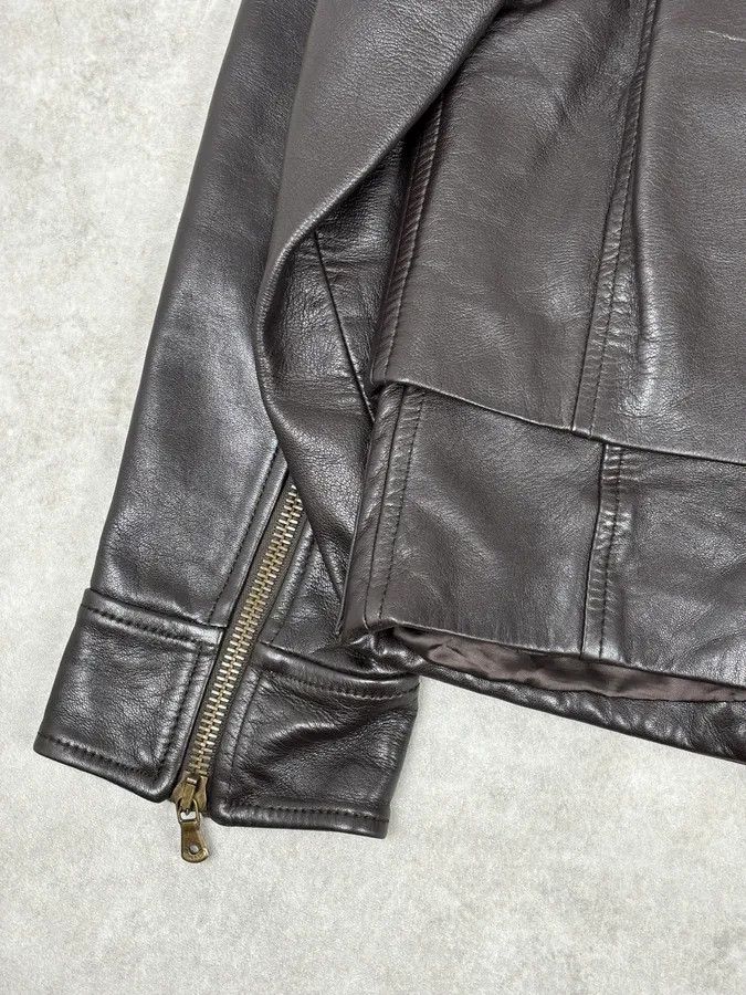 Dolce & Gabbana AW2003 Dolce & Gabbana Layered Multi Zip Leather Jacket Size US M / EU 48-50 / 2 - 12 Thumbnail