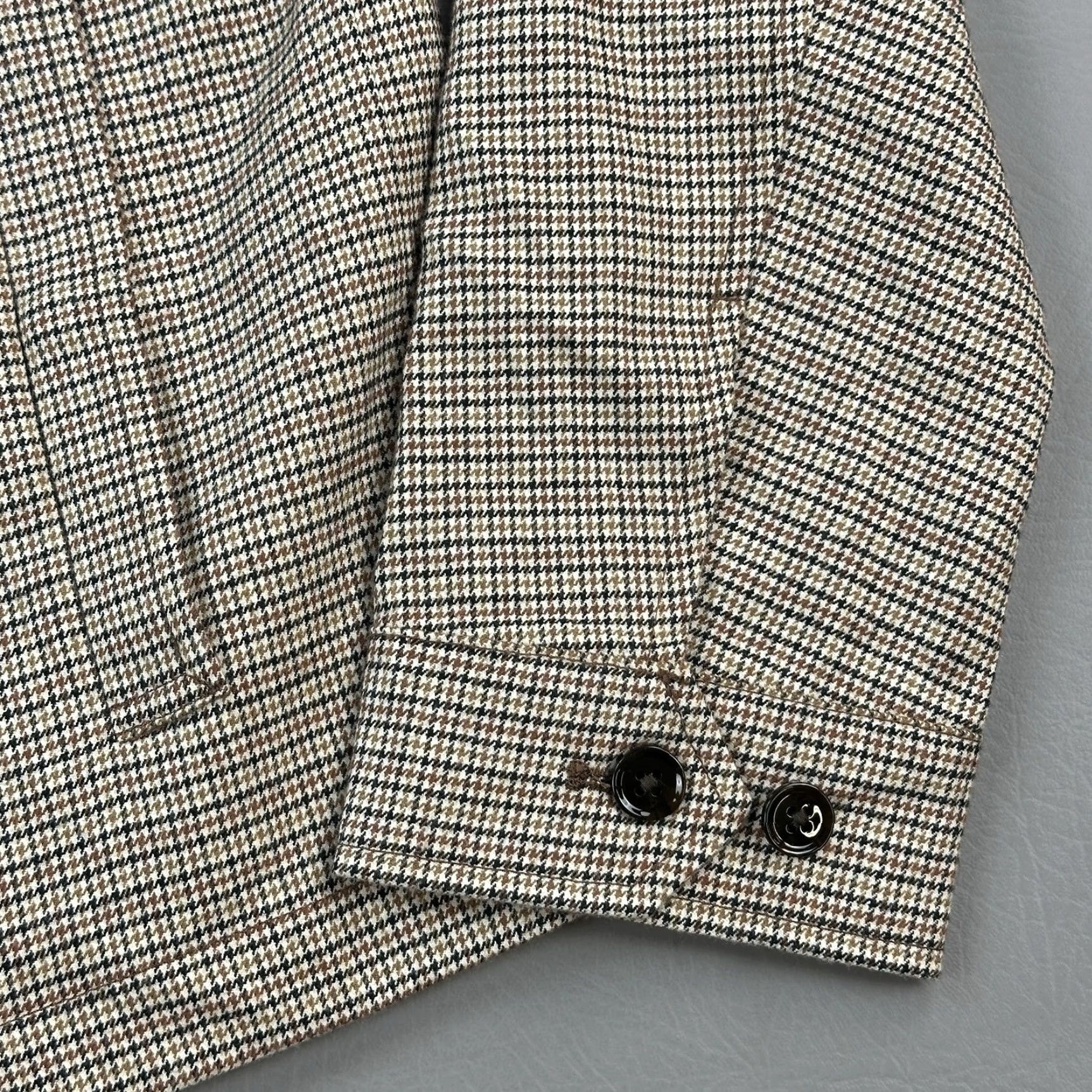 Express Express Jacket Mens Small Micro Houndstooth Full Zip Performance Stretch NWT Size US S / EU 44-46 / 1 - 4 Thumbnail