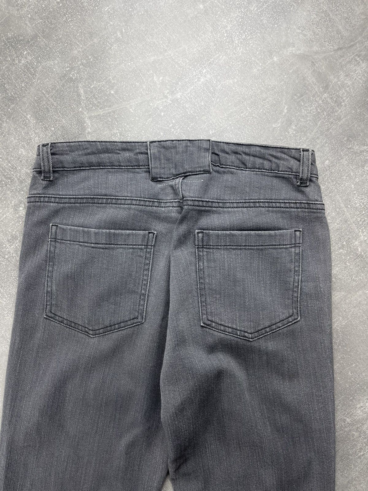 Maison Margiela MM6 Maison Martin Margiela Gray Slim Zip Ankle Jeans Size 28" / US 6 / IT 42 - 10 Thumbnail